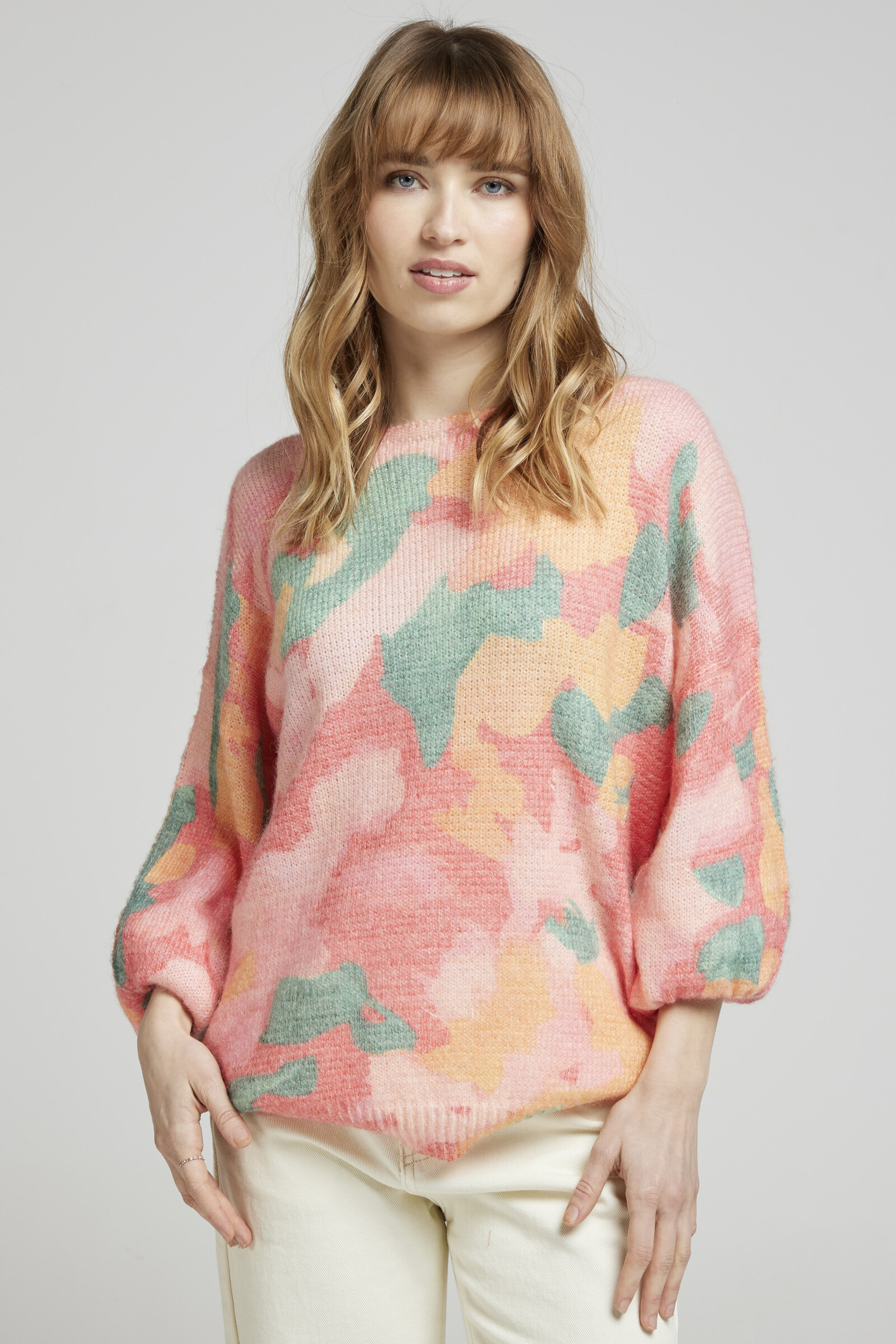 Wholesaler Andy & Lucy - Floral print sweater