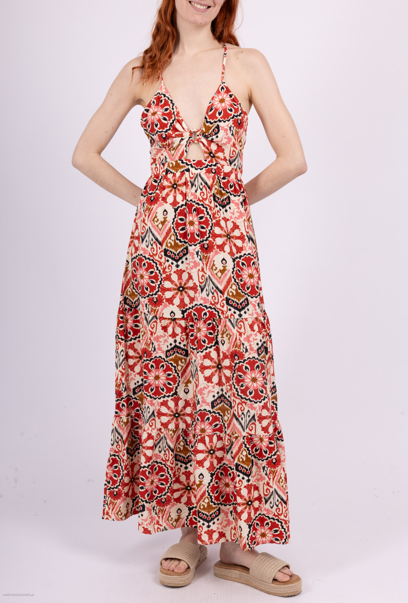 Wholesaler Andy & Lucy - Long ethnic print dress