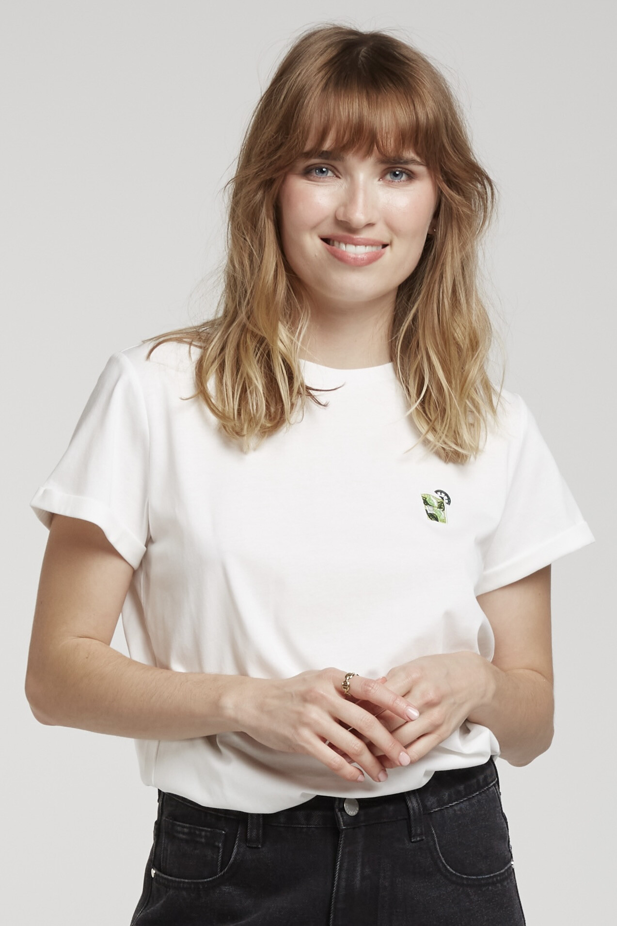 Wholesaler Andy & Lucy - Cocktail embroidered t-shirt