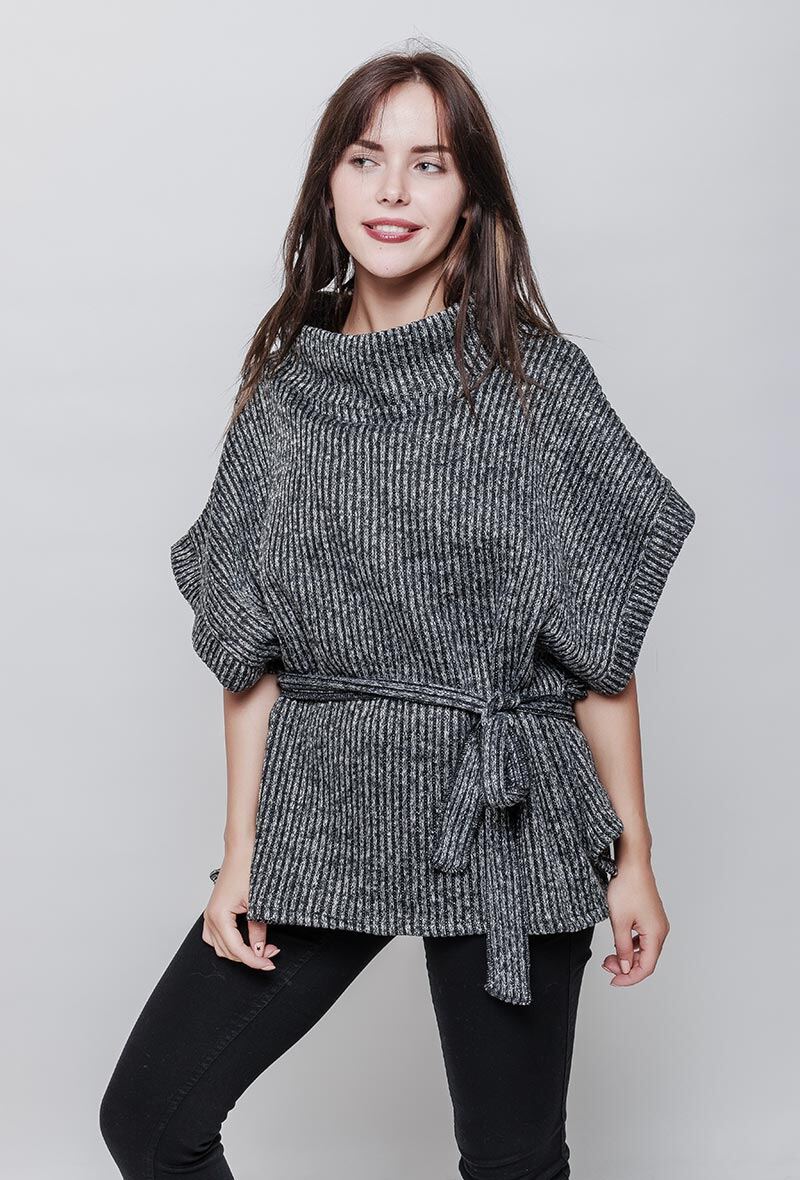 Mayorista Angelique.L - PONCHO CON CINTURÓN