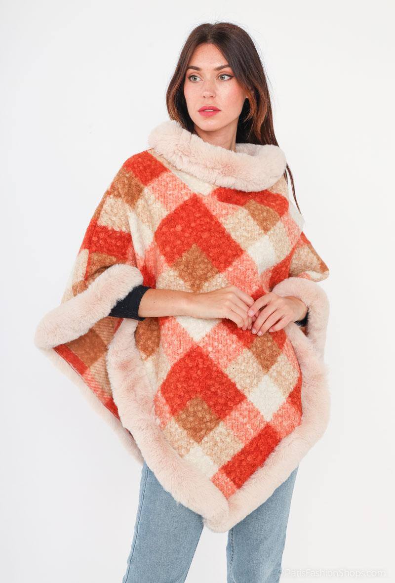 Wholesaler Angelique.L - PATTERNED PONCHO