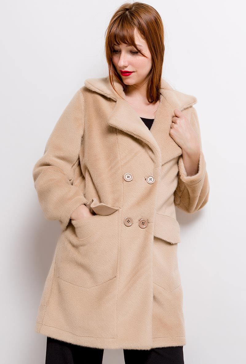 Wholesaler Angelique.L - FAUX MINK STYLE COAT