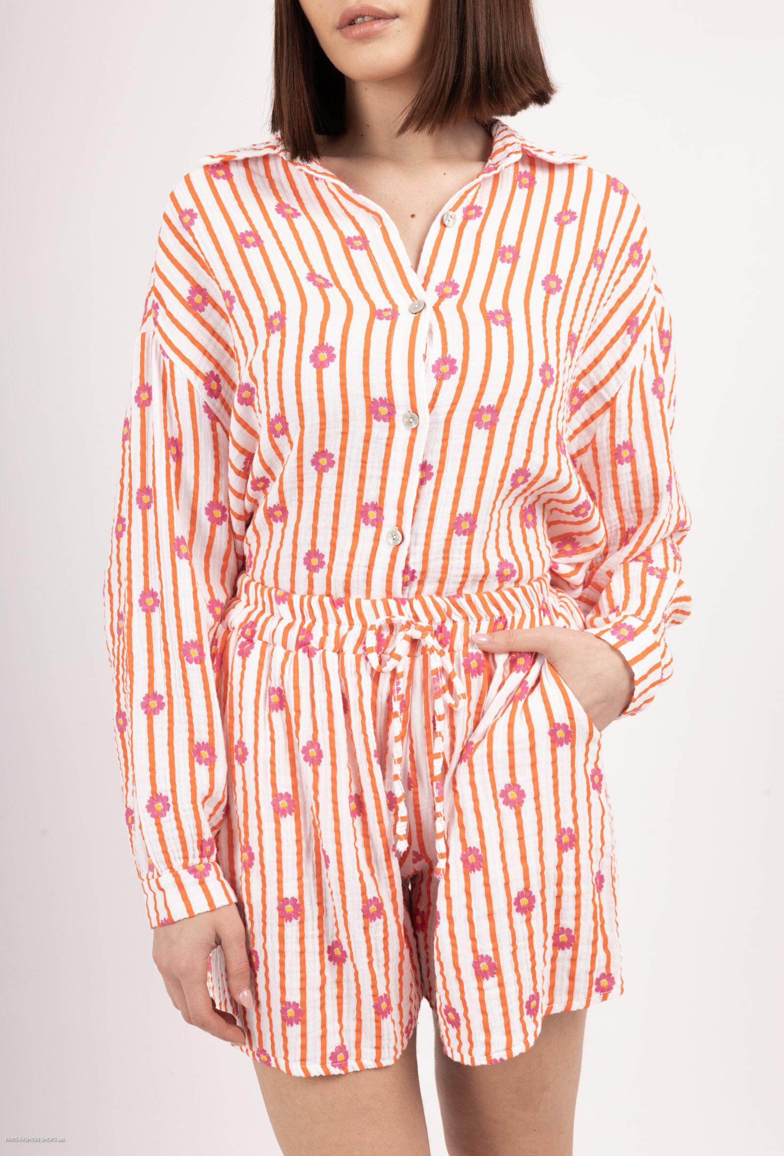 Wholesaler ANNE LOU'S - Short shirt set