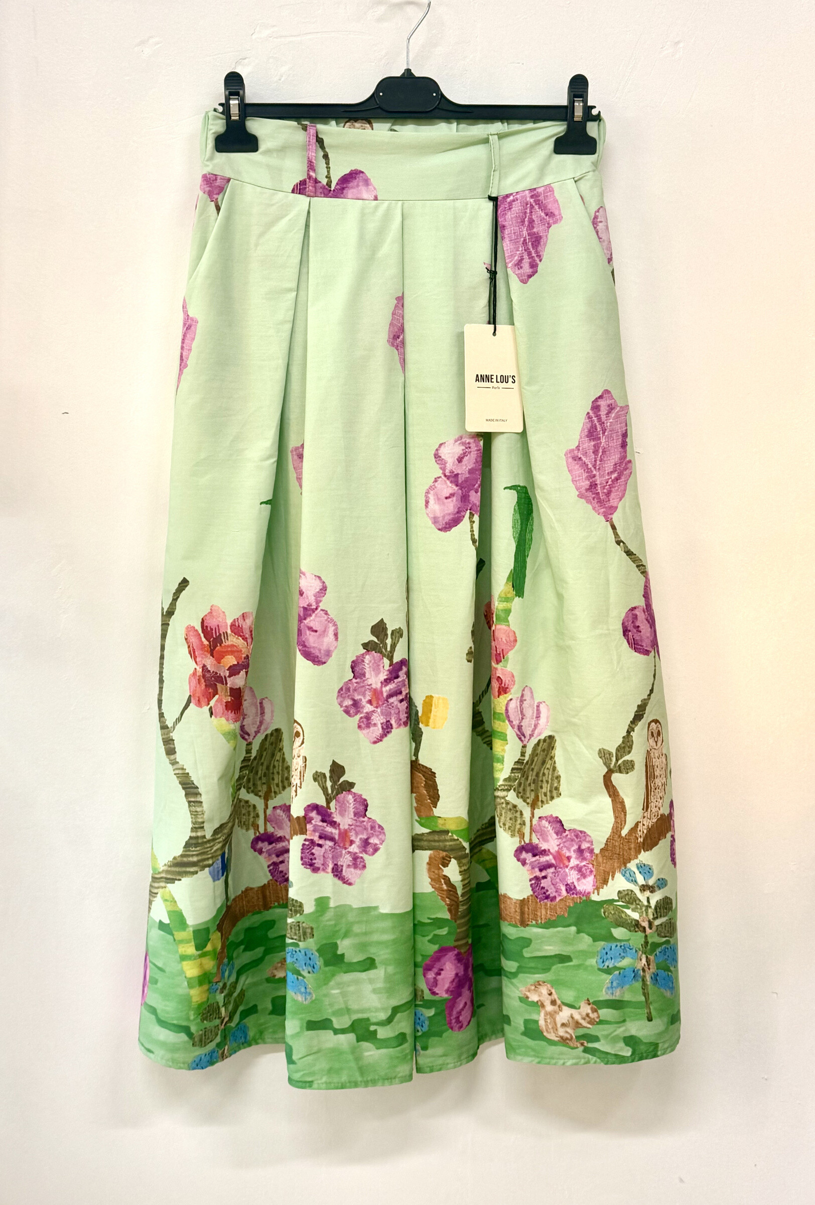 Wholesaler ANNE LOU'S - Owl printed skirt