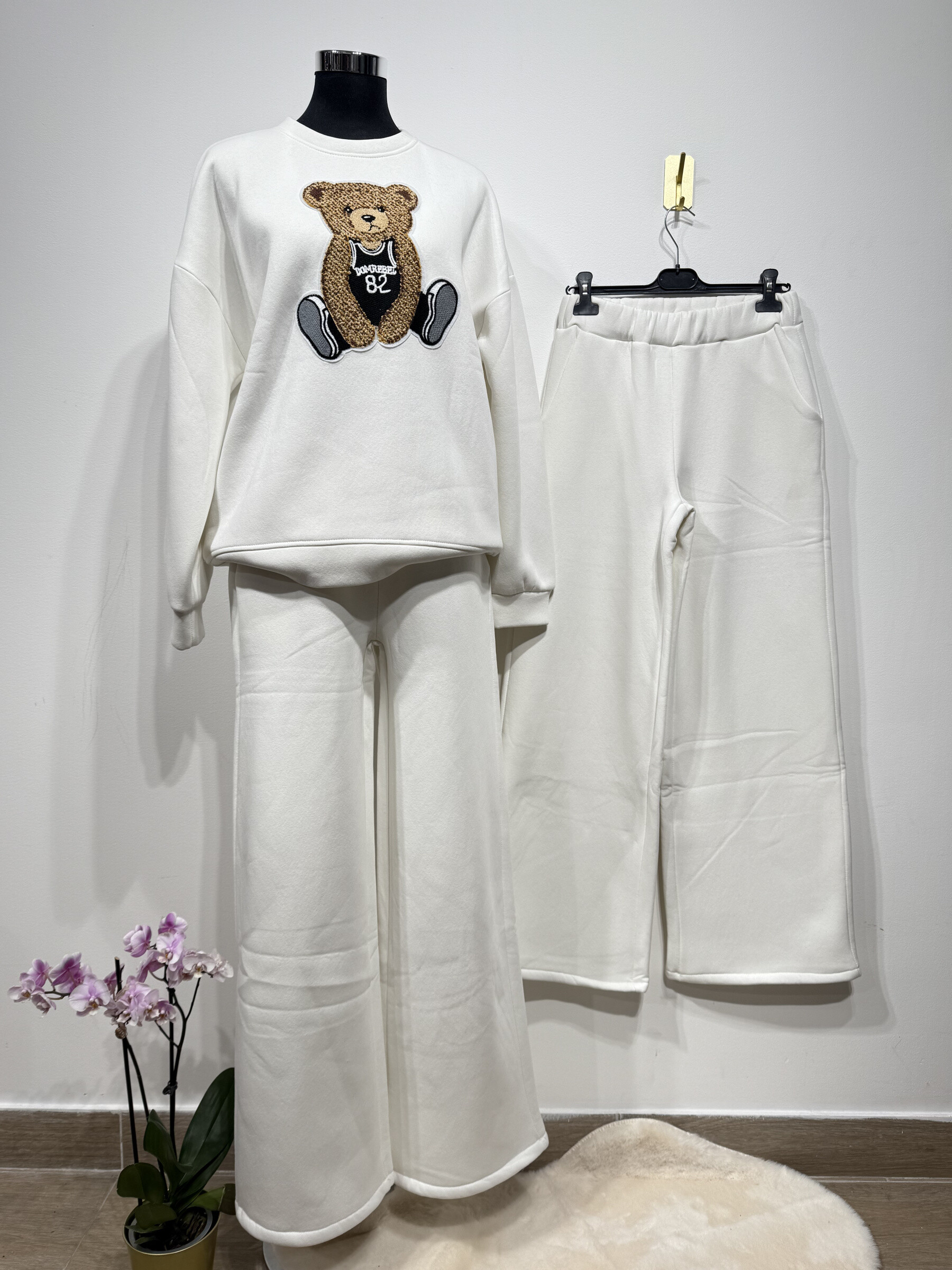 Wholesaler ANNE LOU'S - Straight fleece pants