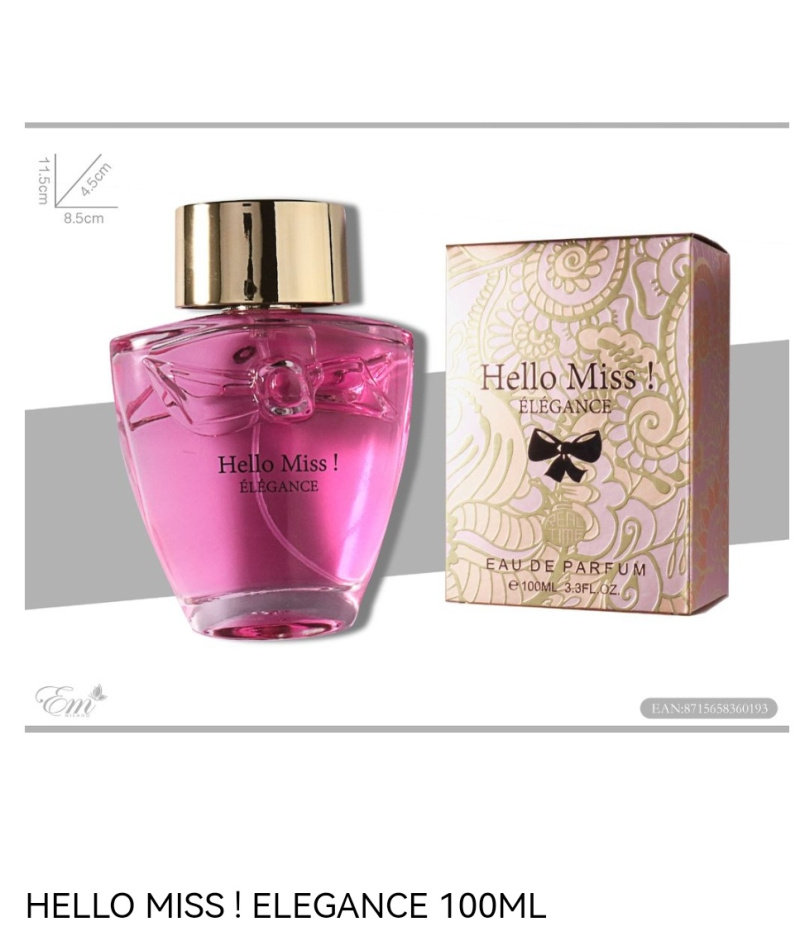 Wholesaler ANNE LOU'S - Hello Miss perfume for women