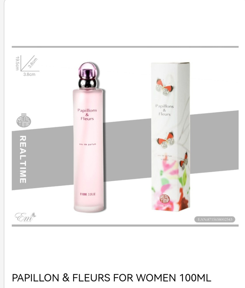 Grossiste ANNE LOU'S - Papillons & Fleurs Parfum femme