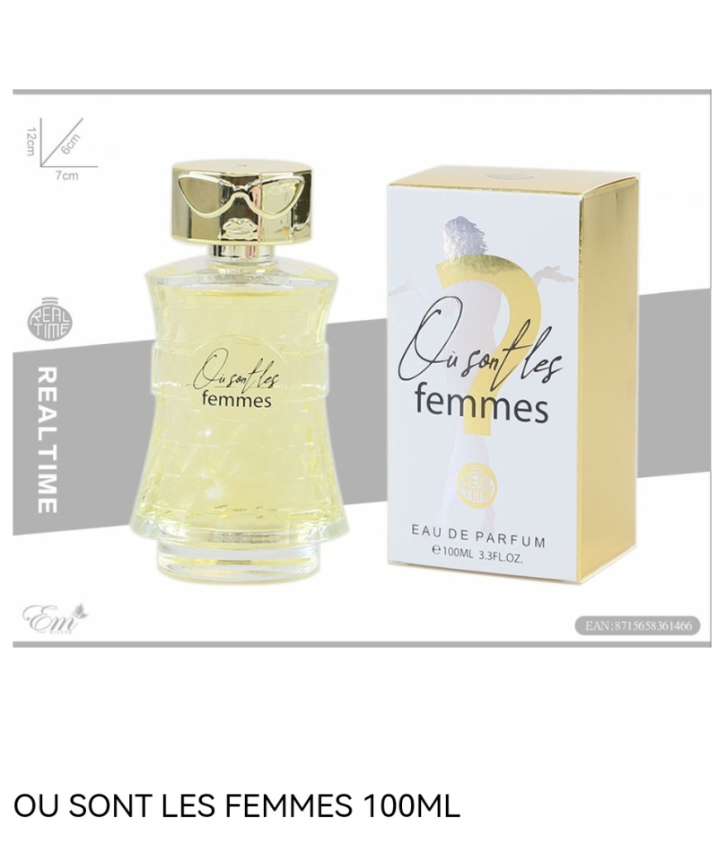 Grossiste ANNE LOU'S - Où sont les femmes parfum pour femme