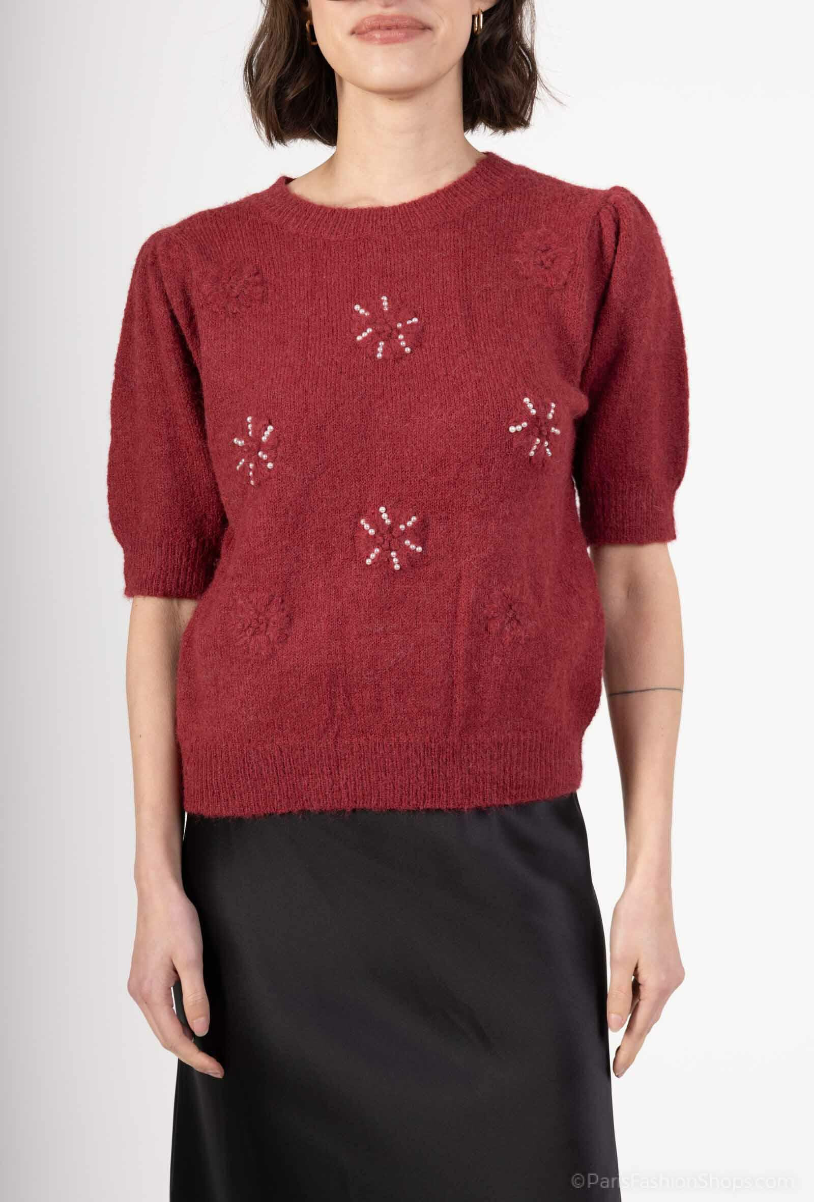Wholesaler ANNE LOU'S - Short polyester sweater