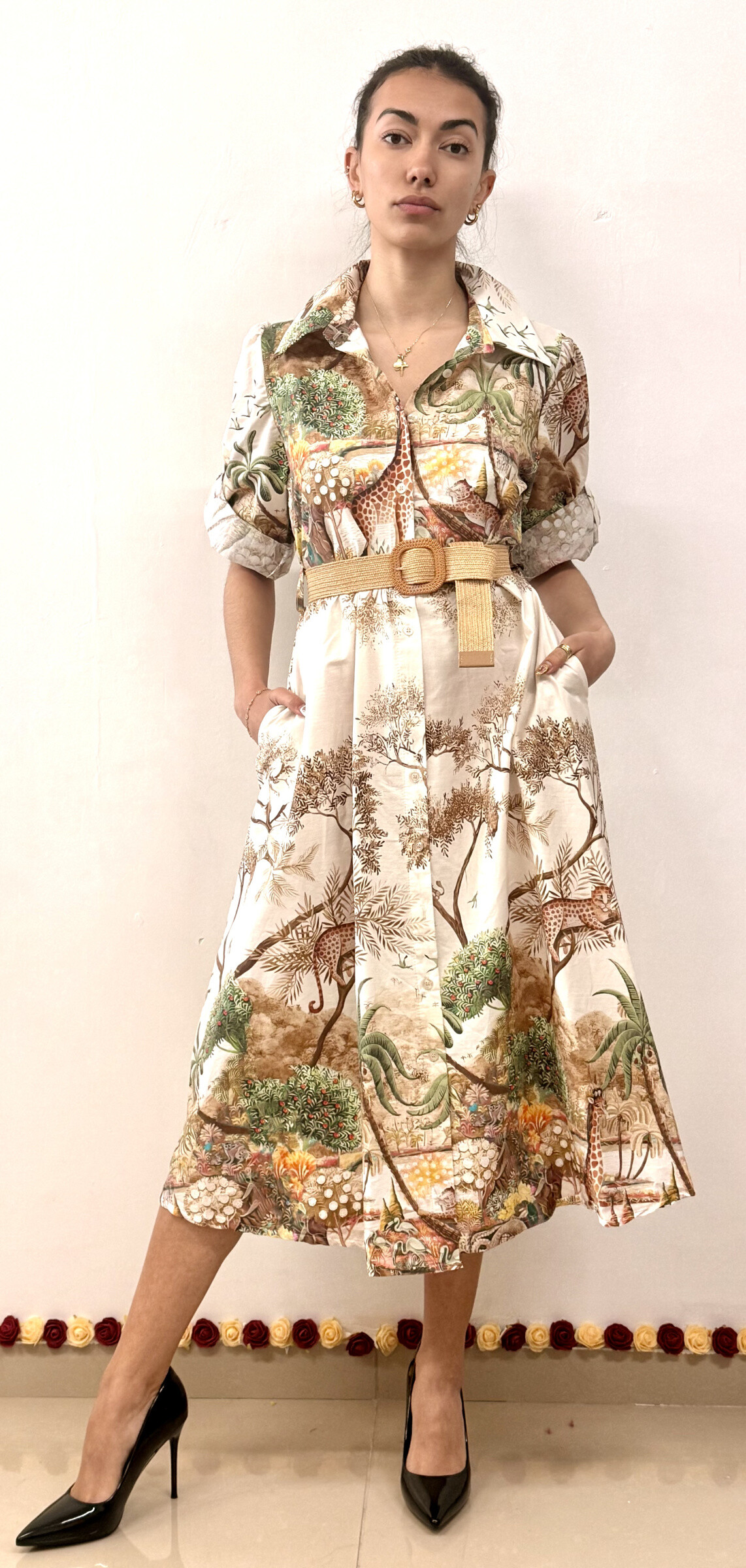 Wholesaler ANNE LOU'S - Safaris printed dress