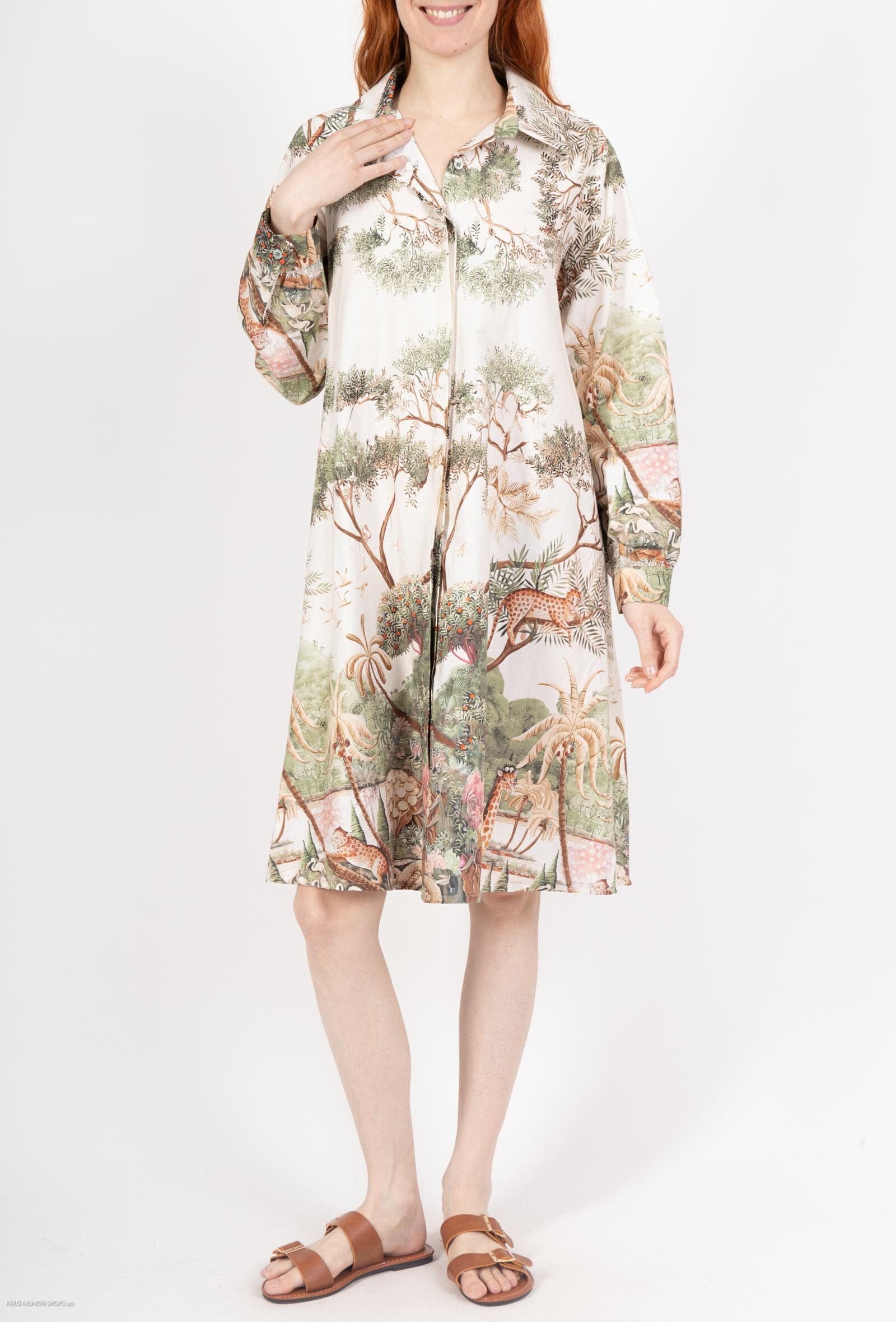 Wholesaler ANNE LOU'S - Very wide shirt dress