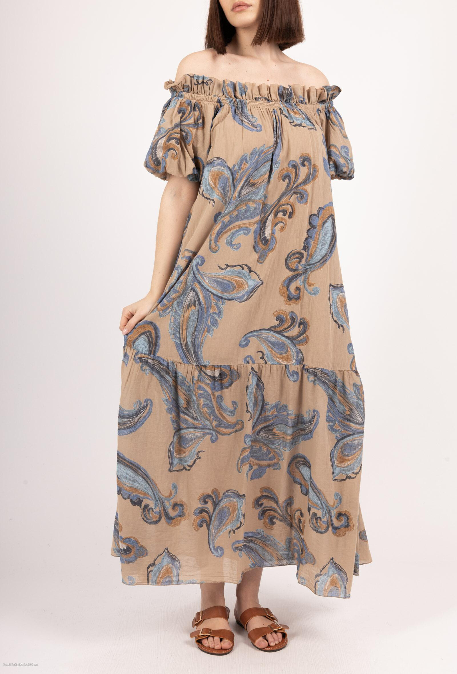 Wholesaler ANNE LOU'S - Long bare shoulders dress