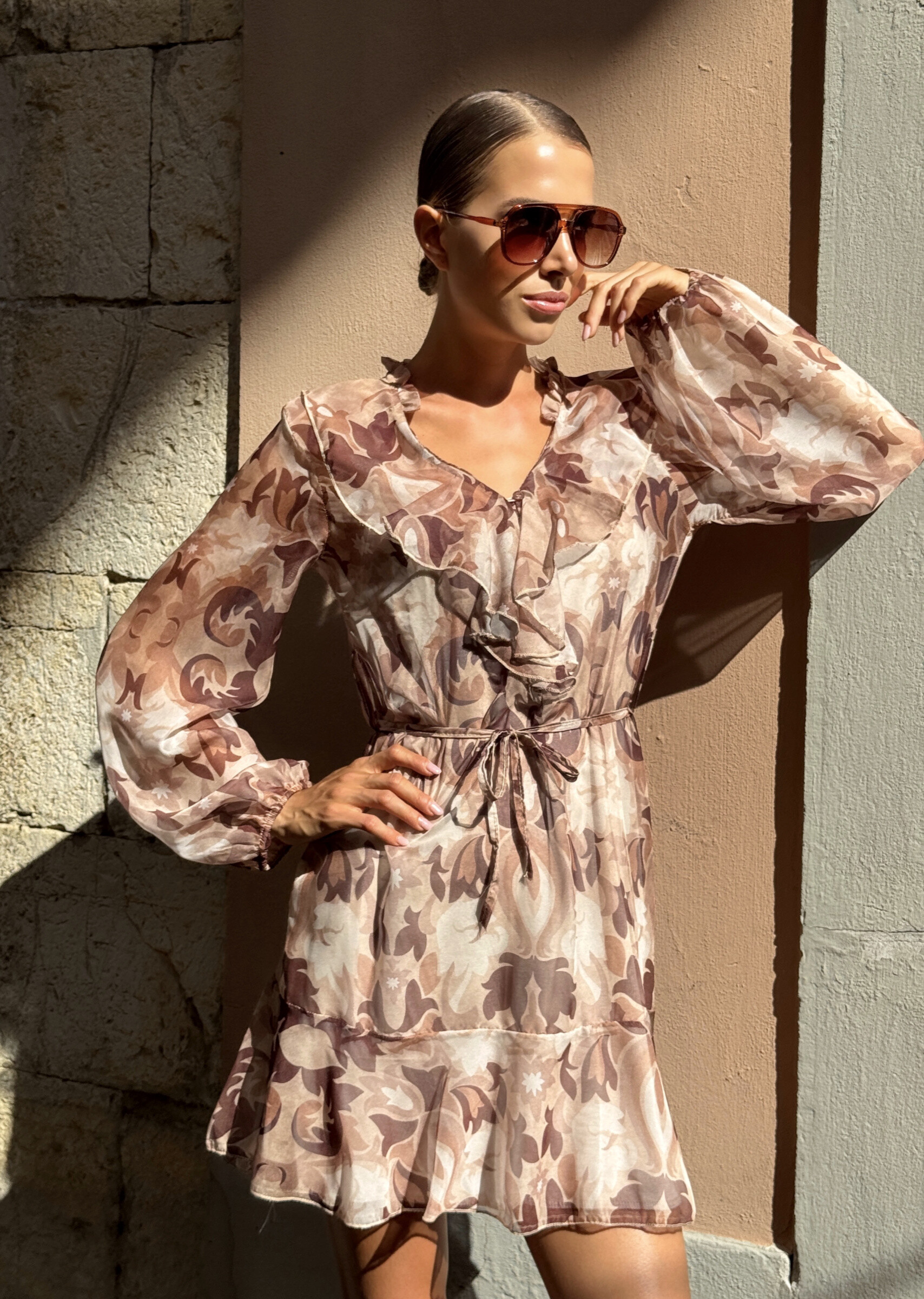 Mayorista ANNE LOU'S - VESTIDO CORTO FLORAL