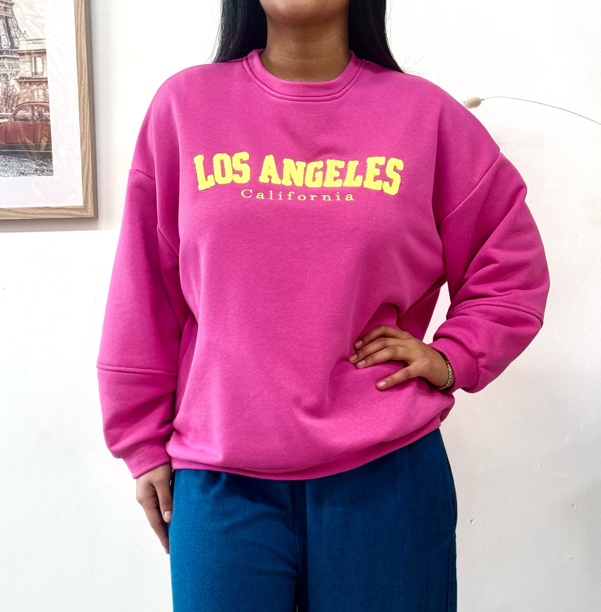 Wholesaler ANNE LOU'S - Los Angeles printed sweatshirt