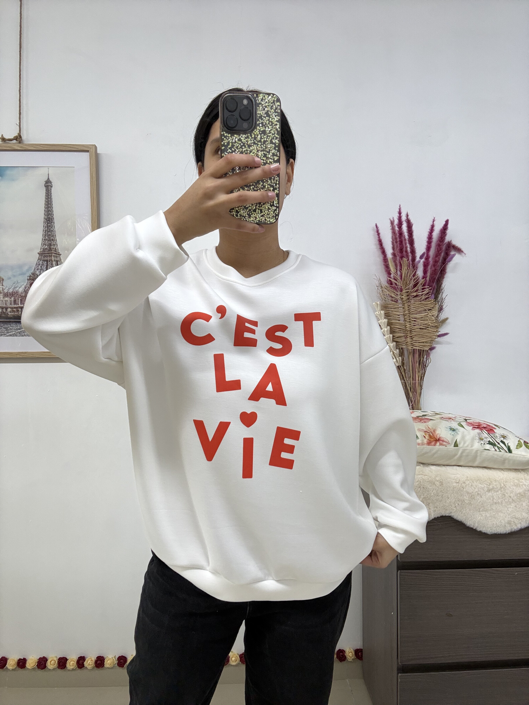 Wholesaler ANNE LOU'S - Sweatshirt is life