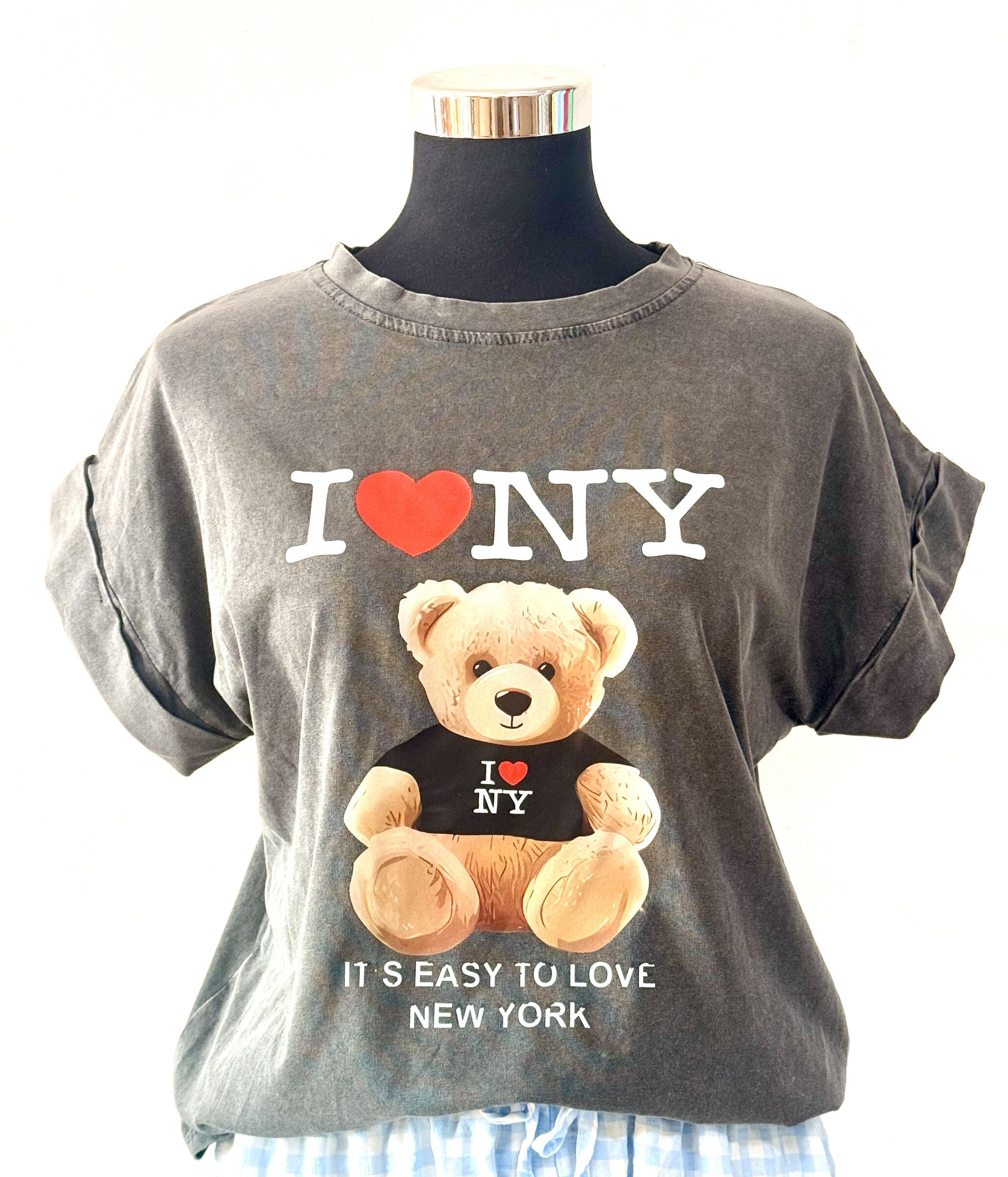 Wholesaler ANNE LOU'S - I love ny printed t-shirt