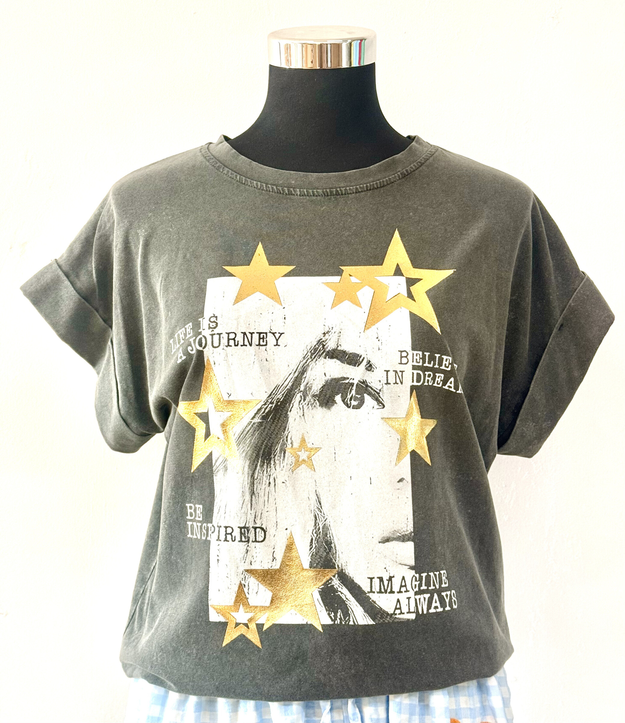 Wholesaler ANNE LOU'S - Printed star t-shirt