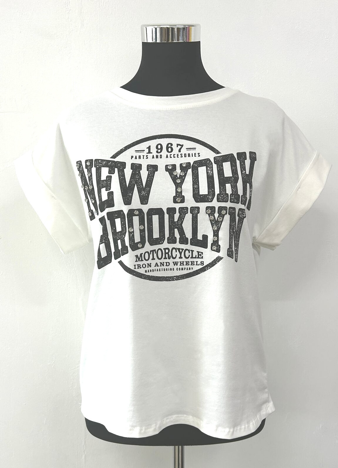 Grossista ANNE LOU'S - T-shirt sbiadita
