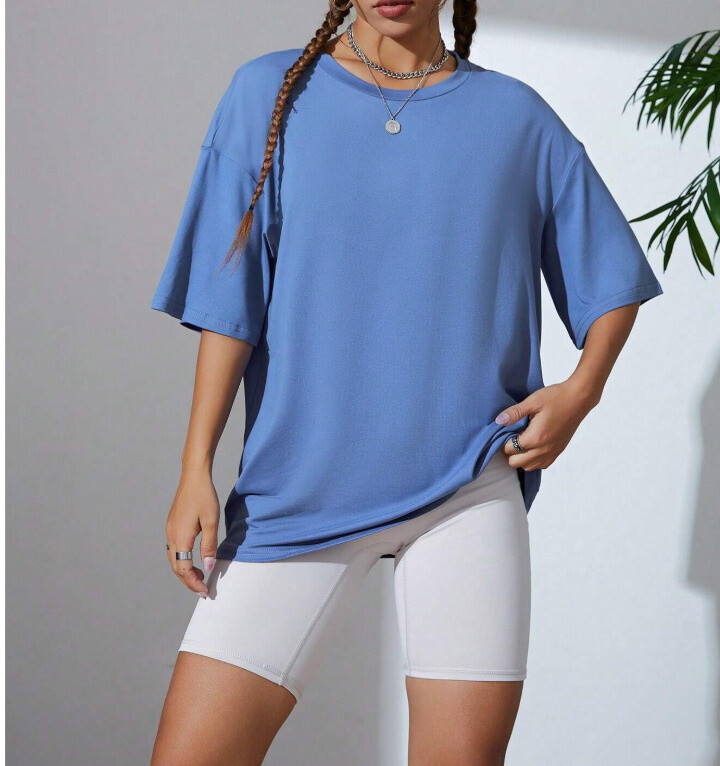 Wholesaler ANNE LOU'S - Unicolore oversize t-shirt