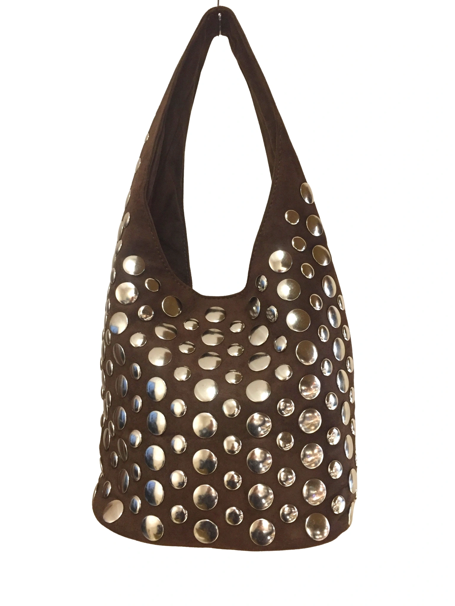 Bourse élégante automne/hiver, métal et polyester recyclé, conçue en Chine pour un usage quotidien chic.