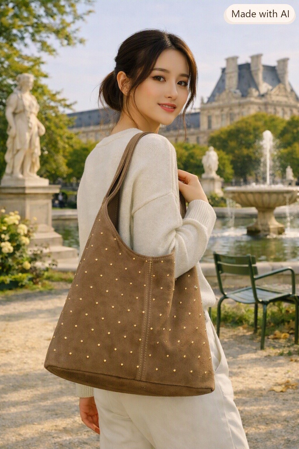 Wholesaler Anoushka (Sacs) - Studded leather tote