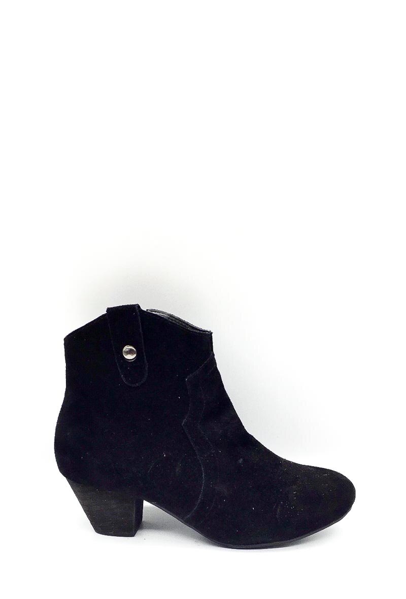 Wholesaler Anoushka (Shoes) - Bottines cuir suèdine avec fermeture éclaire.