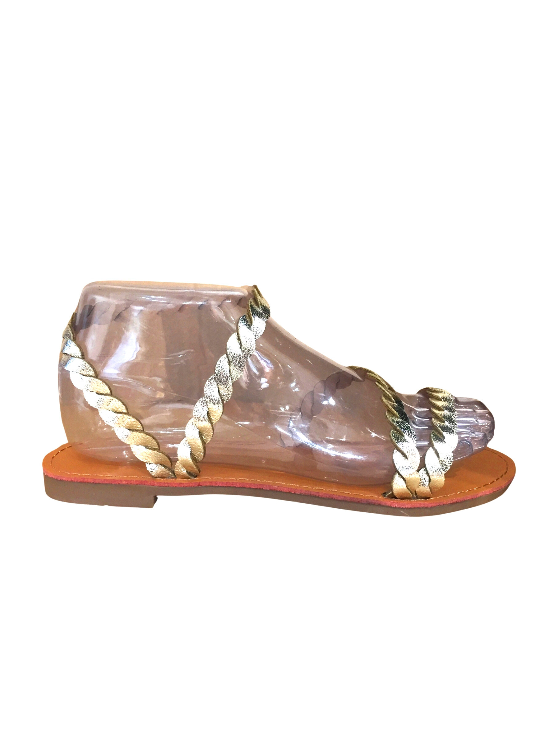 sandales avec premier semelle en cuir