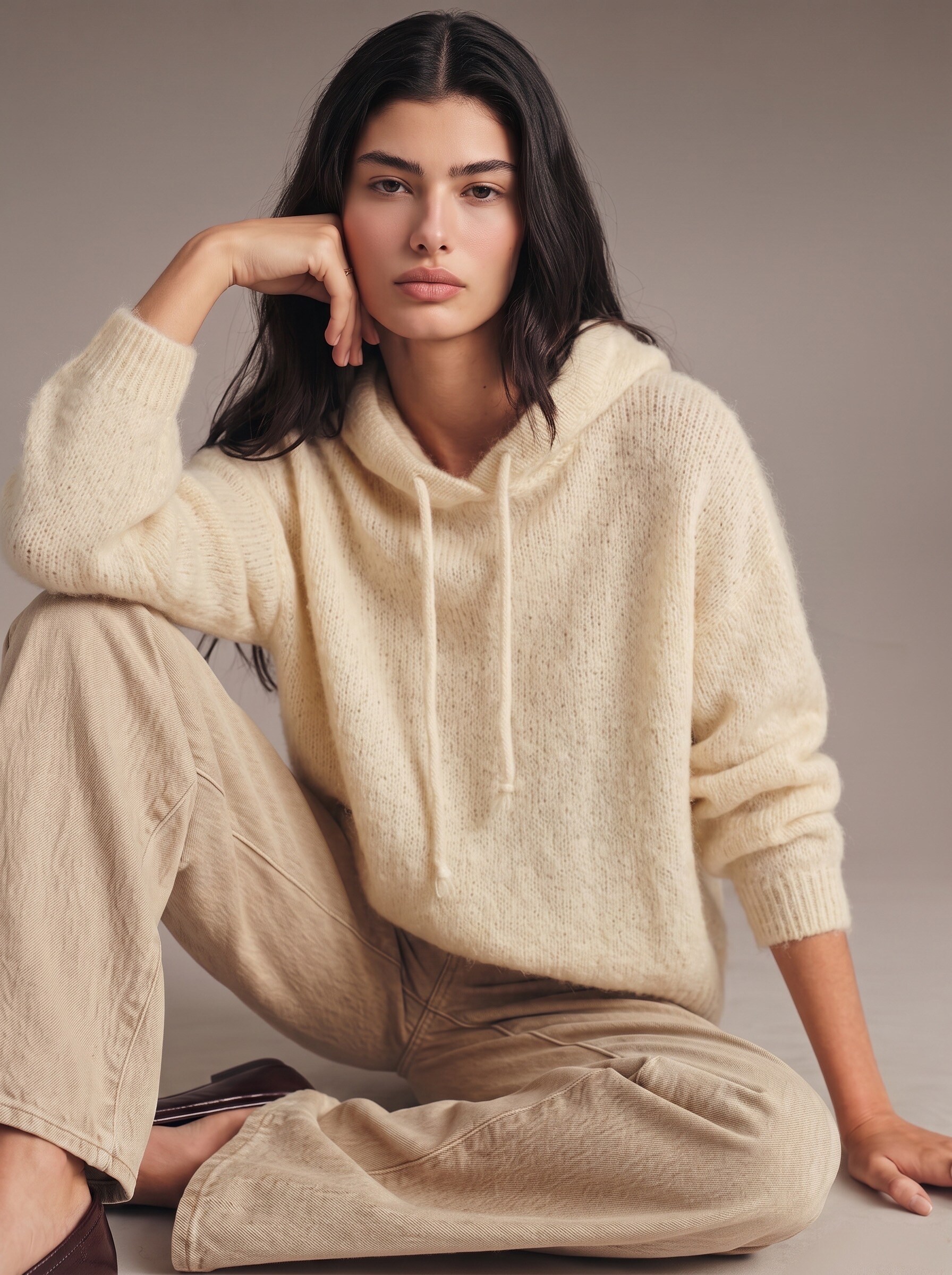Wholesaler AOMIE - Hooded Sweater – 40% Mohair