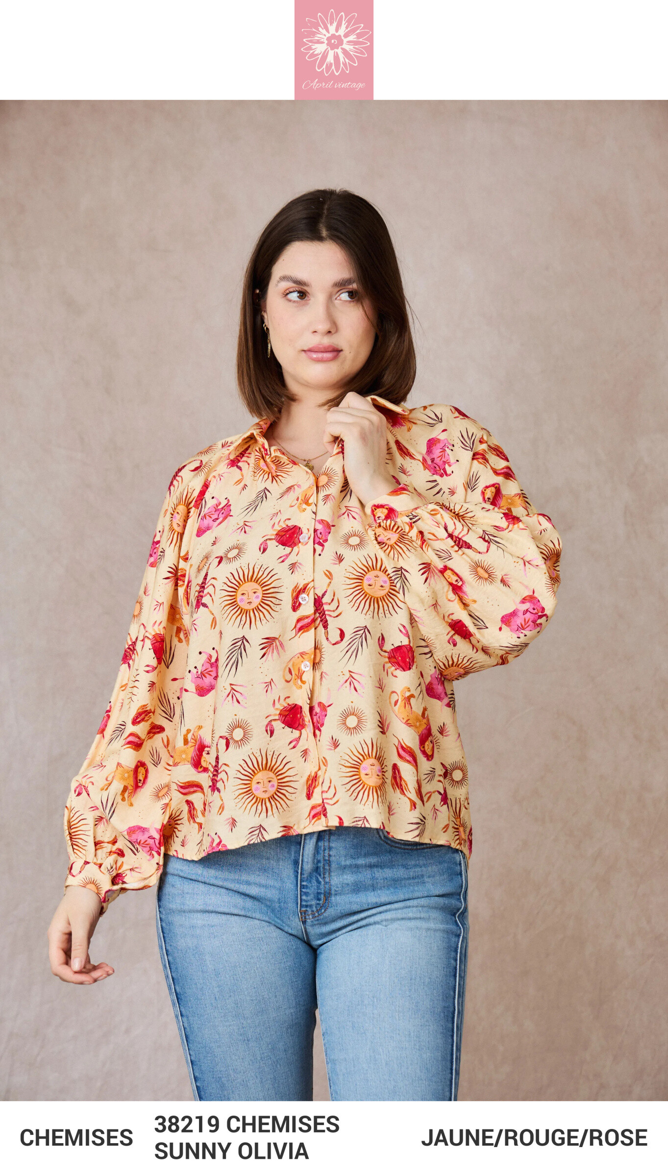 Wholesaler APRIL VINTAGE - Sunny Olivia shirts
