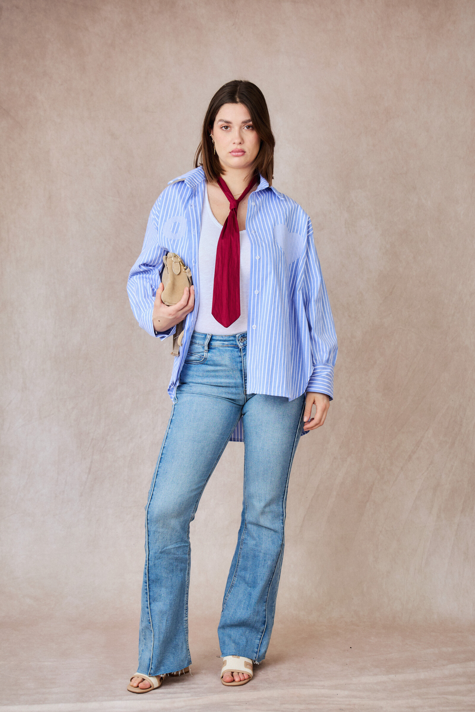 Wholesaler APRIL VINTAGE - Blue tie shirts