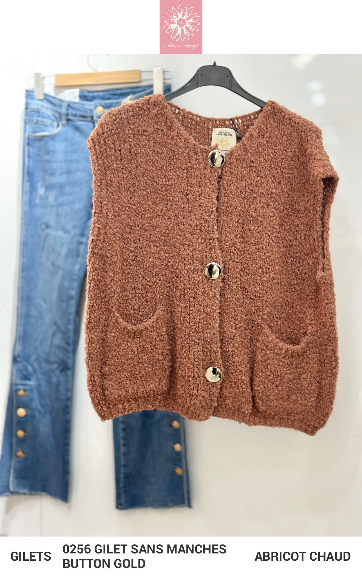 Wholesaler APRIL VINTAGE - KELLY VEST