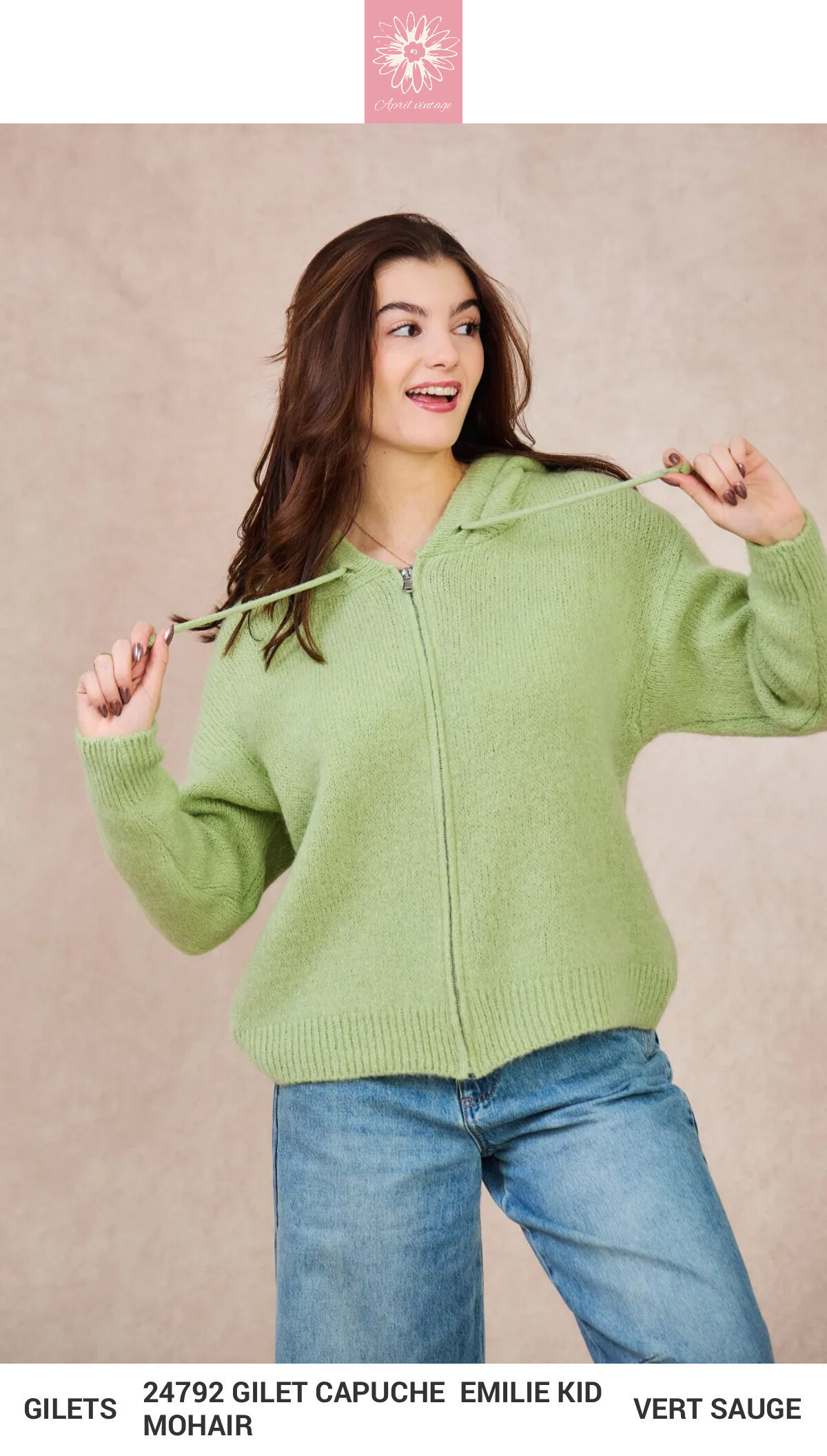 Wholesaler APRIL VINTAGE - EMILIE VEST
