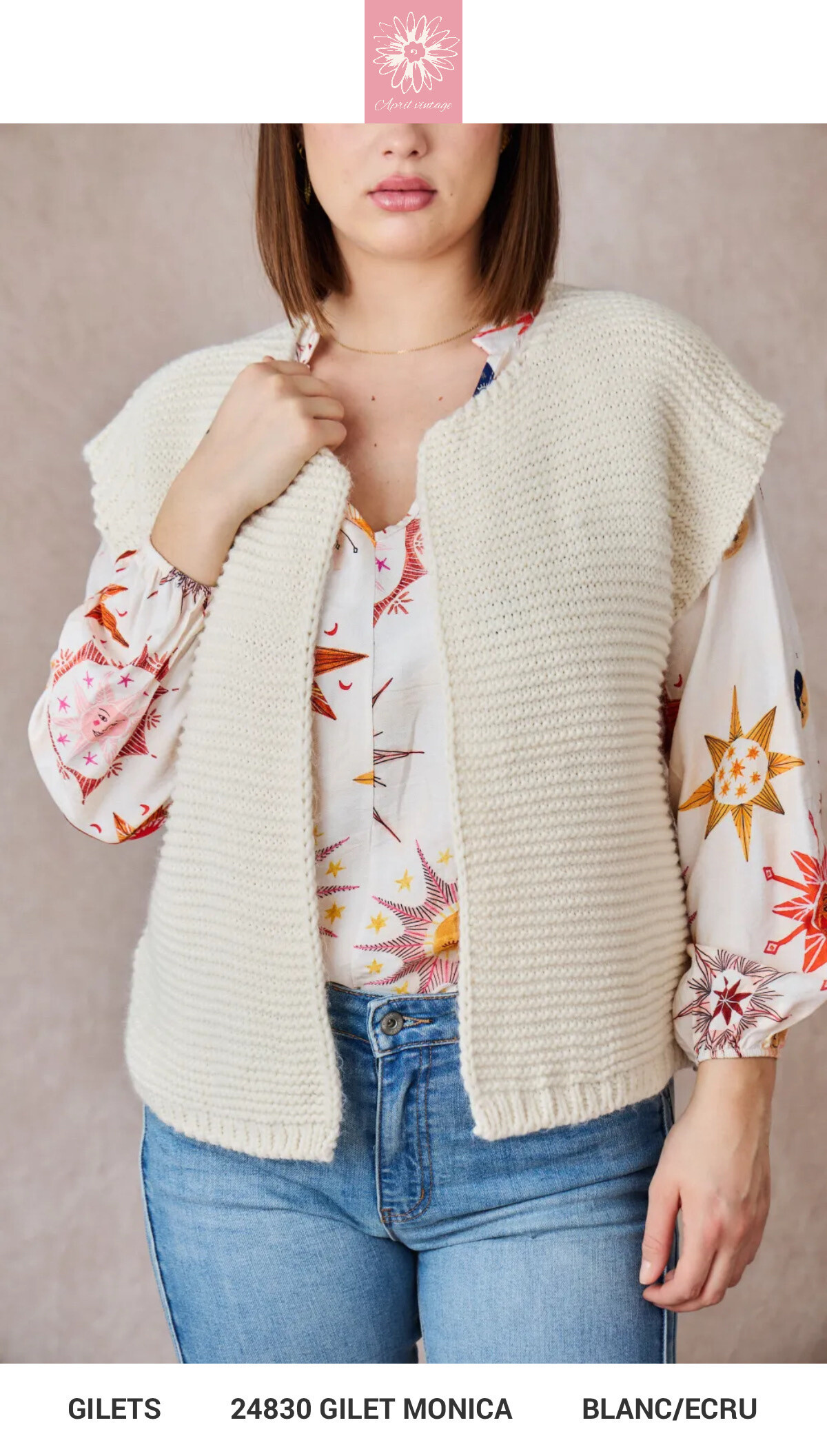 Wholesaler APRIL VINTAGE - Monica vest