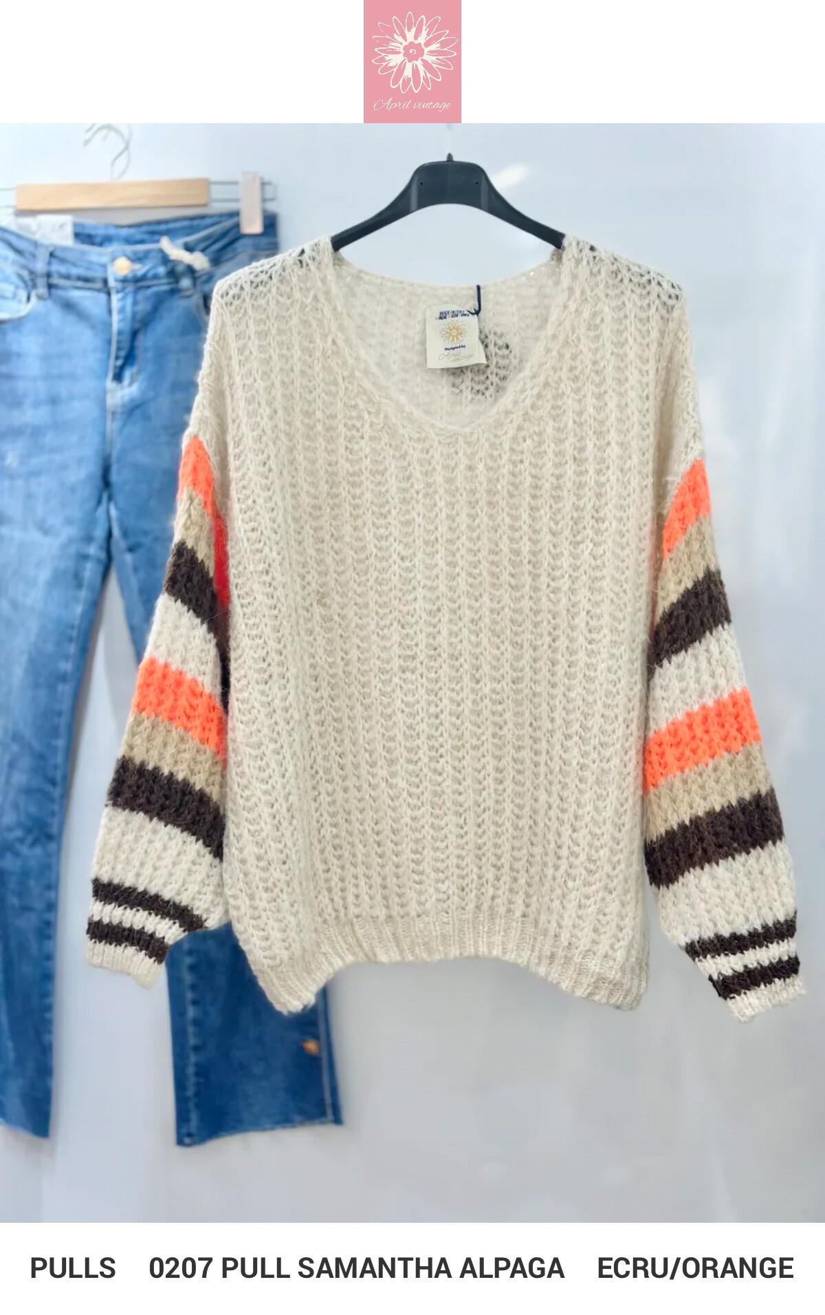Wholesaler APRIL VINTAGE - SAMANTHA SWEATER