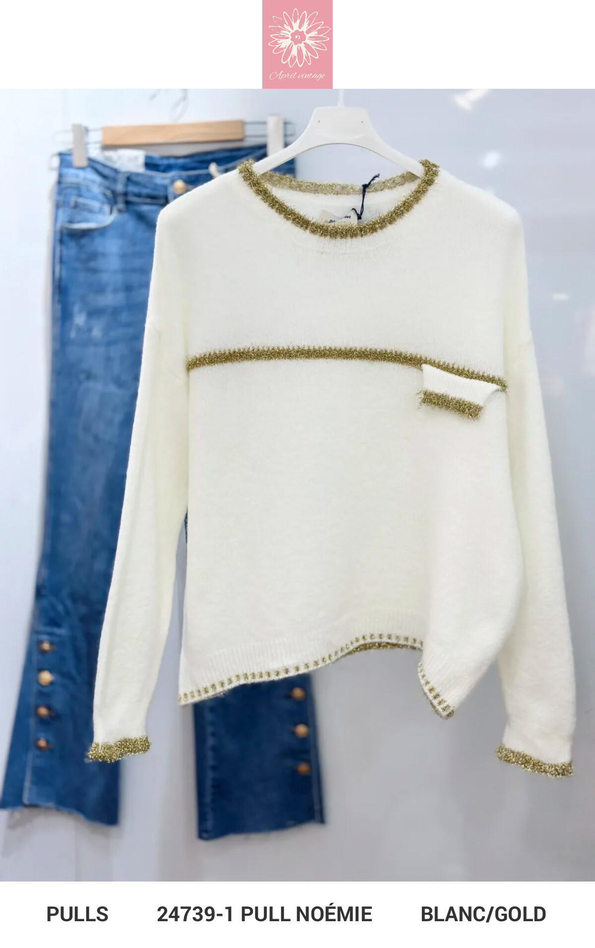 Wholesaler APRIL VINTAGE - NOÉMIE SWEATER