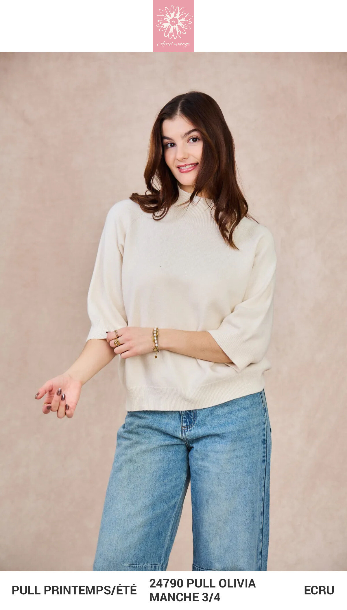 Wholesaler APRIL VINTAGE - OLIVIA SWEATER