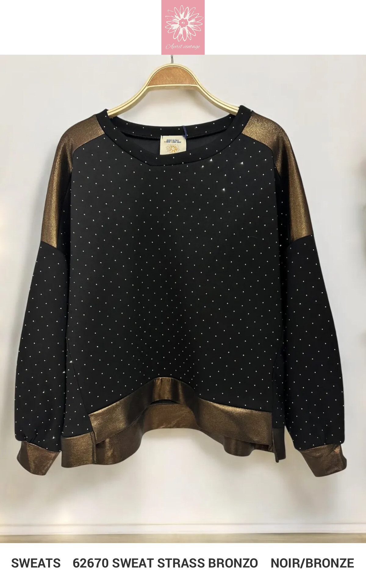 Wholesaler APRIL VINTAGE - MURIELLE SWEATSHIRT