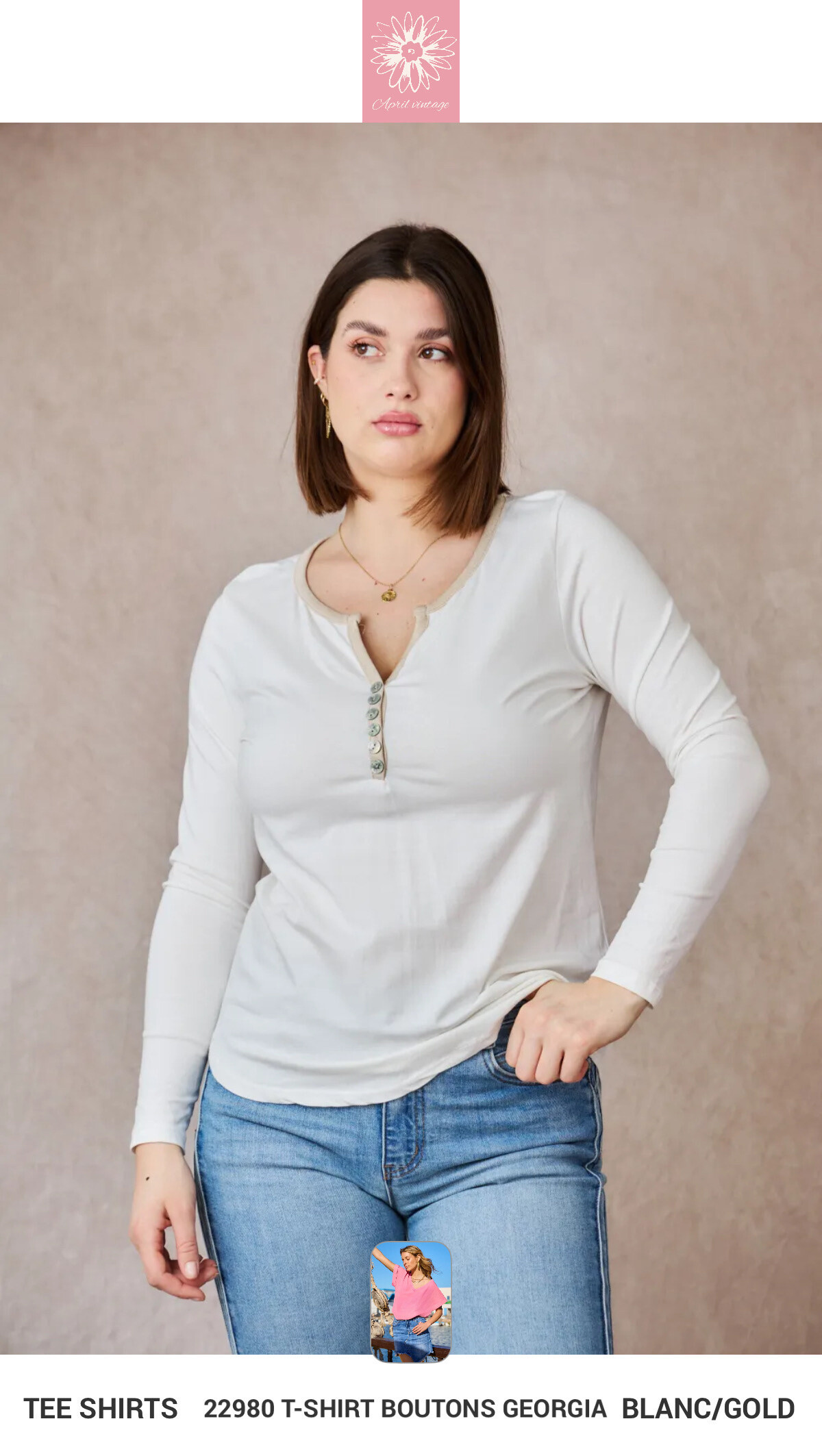 Wholesaler APRIL VINTAGE - Georgia t-shirt