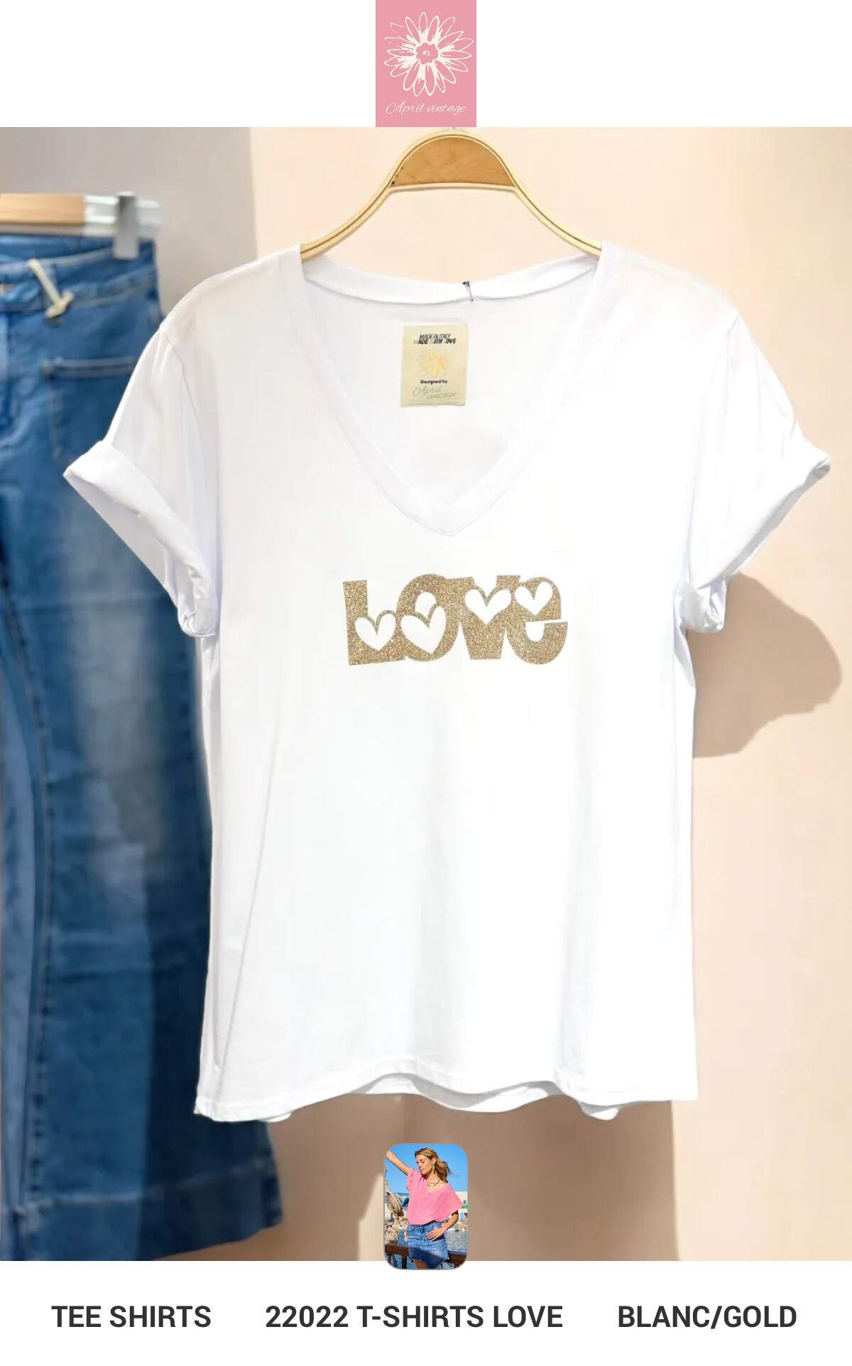 Wholesaler APRIL VINTAGE - CIAO T-SHIRT