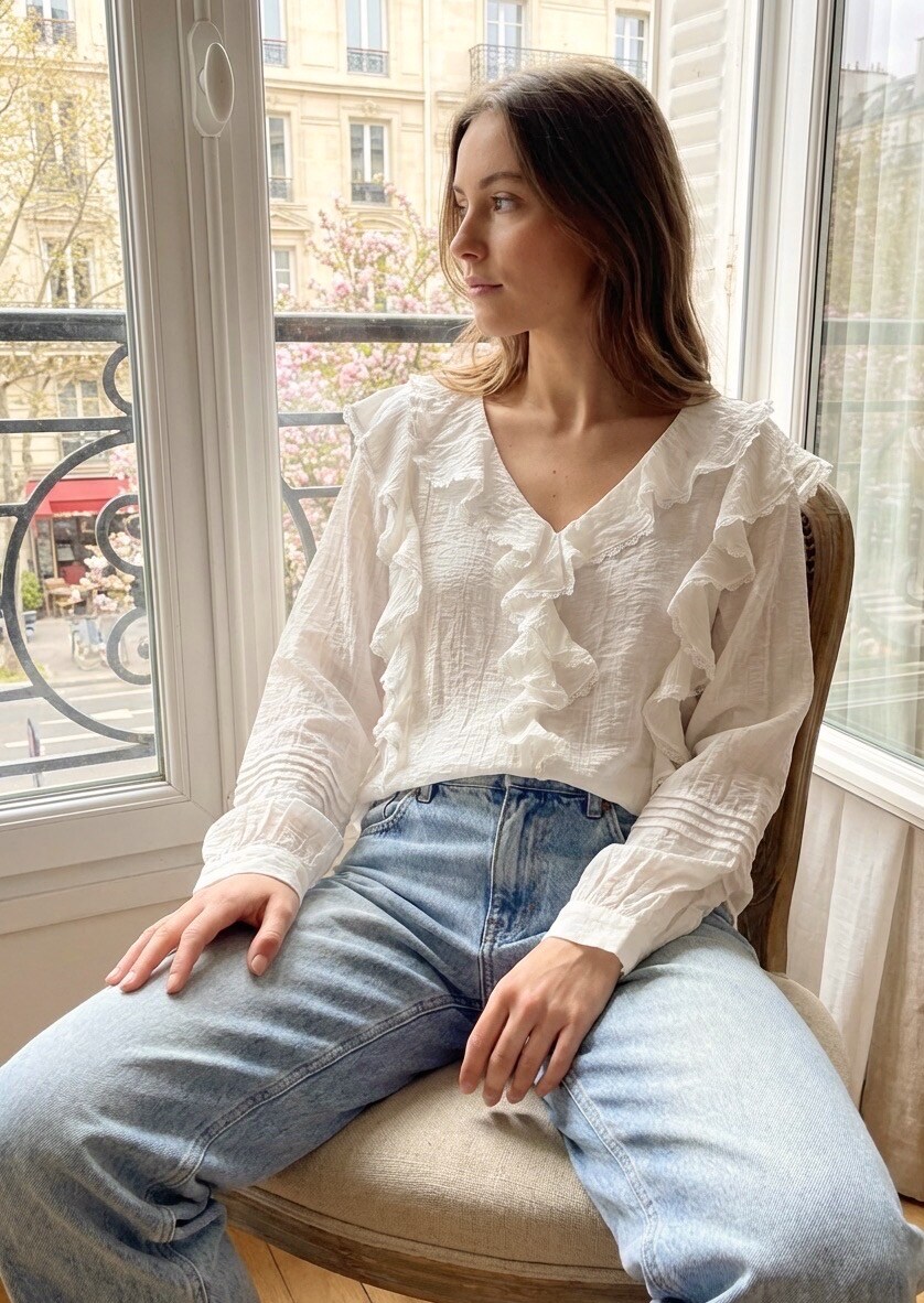 Wholesaler Archie Love - Ruffled blouse