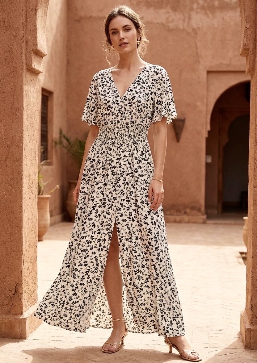 Wholesaler Archie Love - Elegant printed long dress