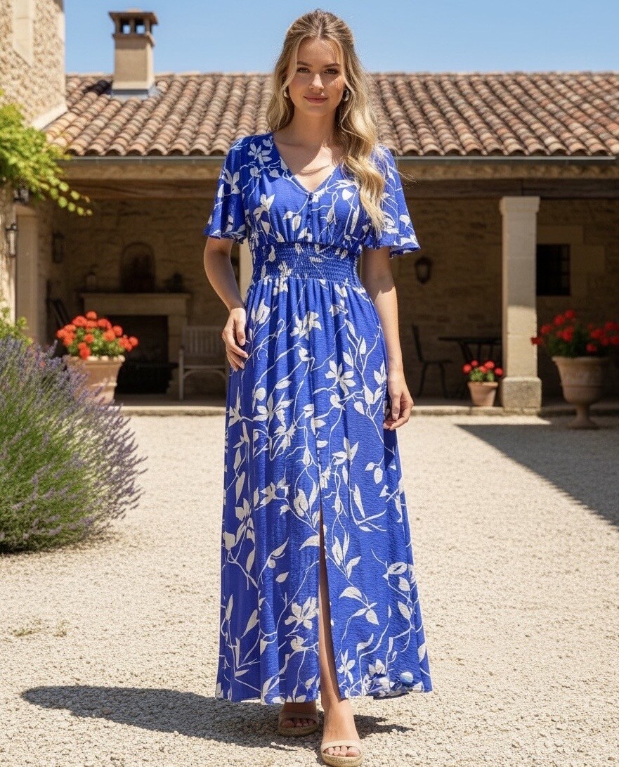 Wholesaler Archie Love - Elegant printed long dress