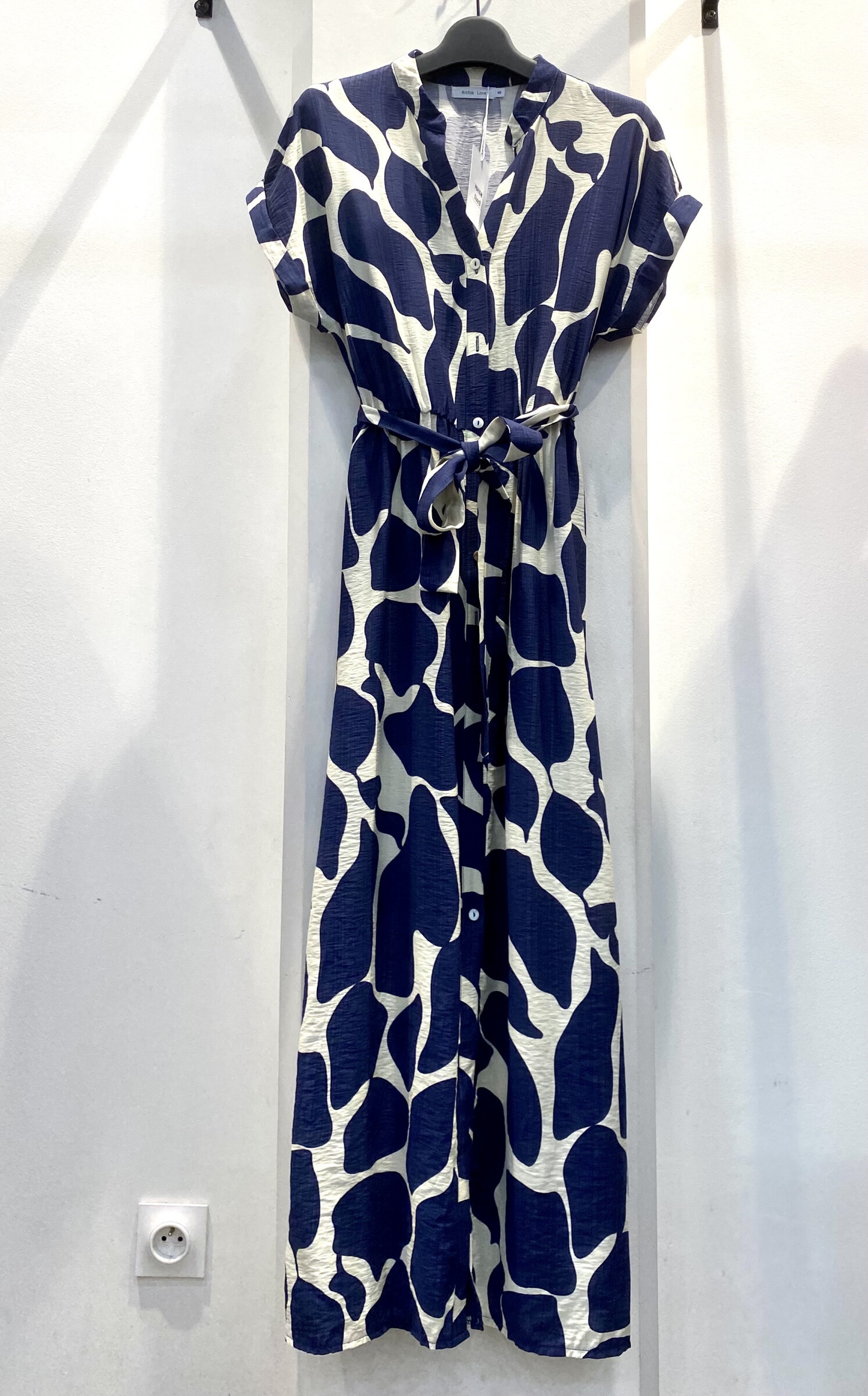 Wholesaler Archie Love - Long shirt dress printed