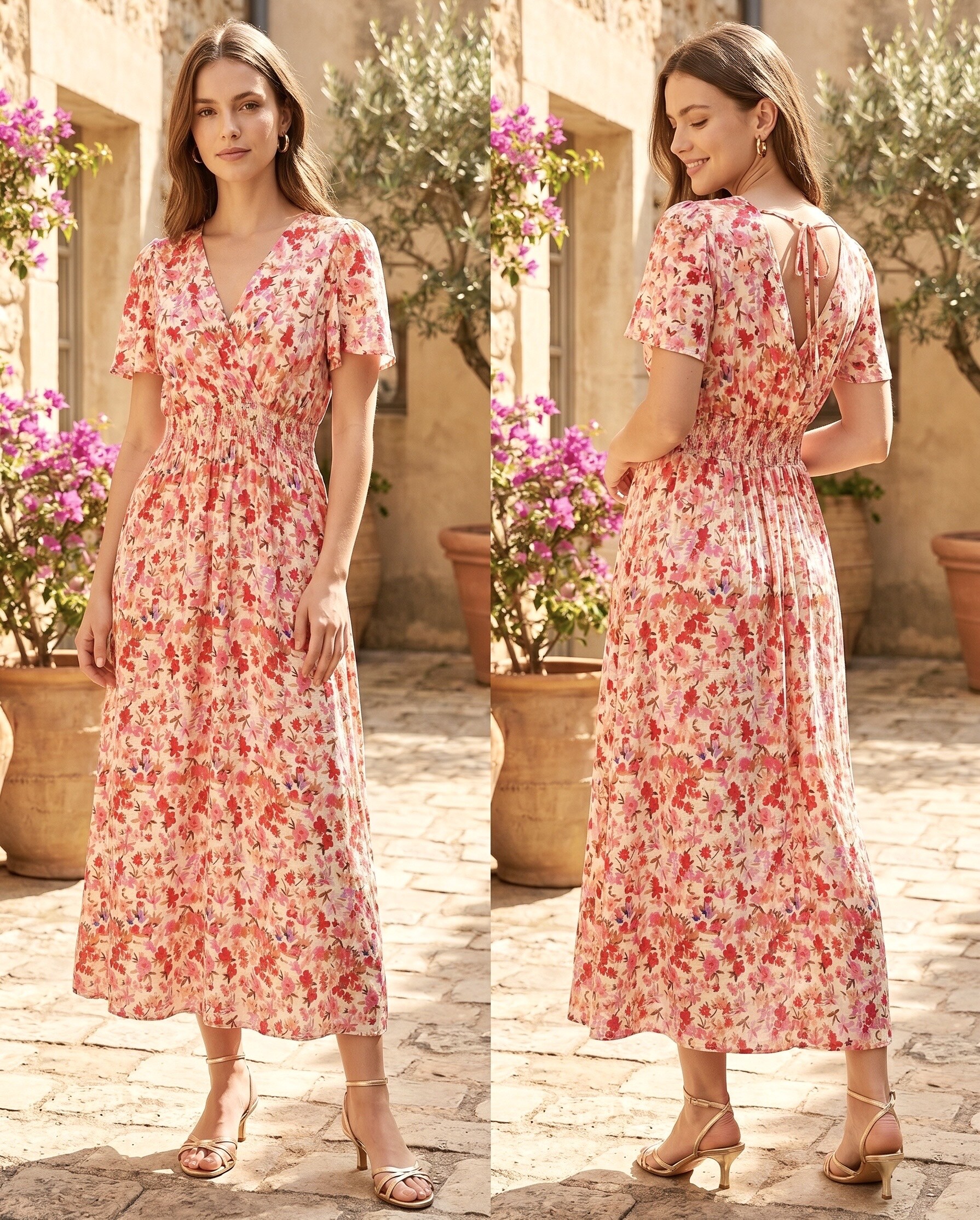 Grossiste Archie Love - Robe longue imprimé