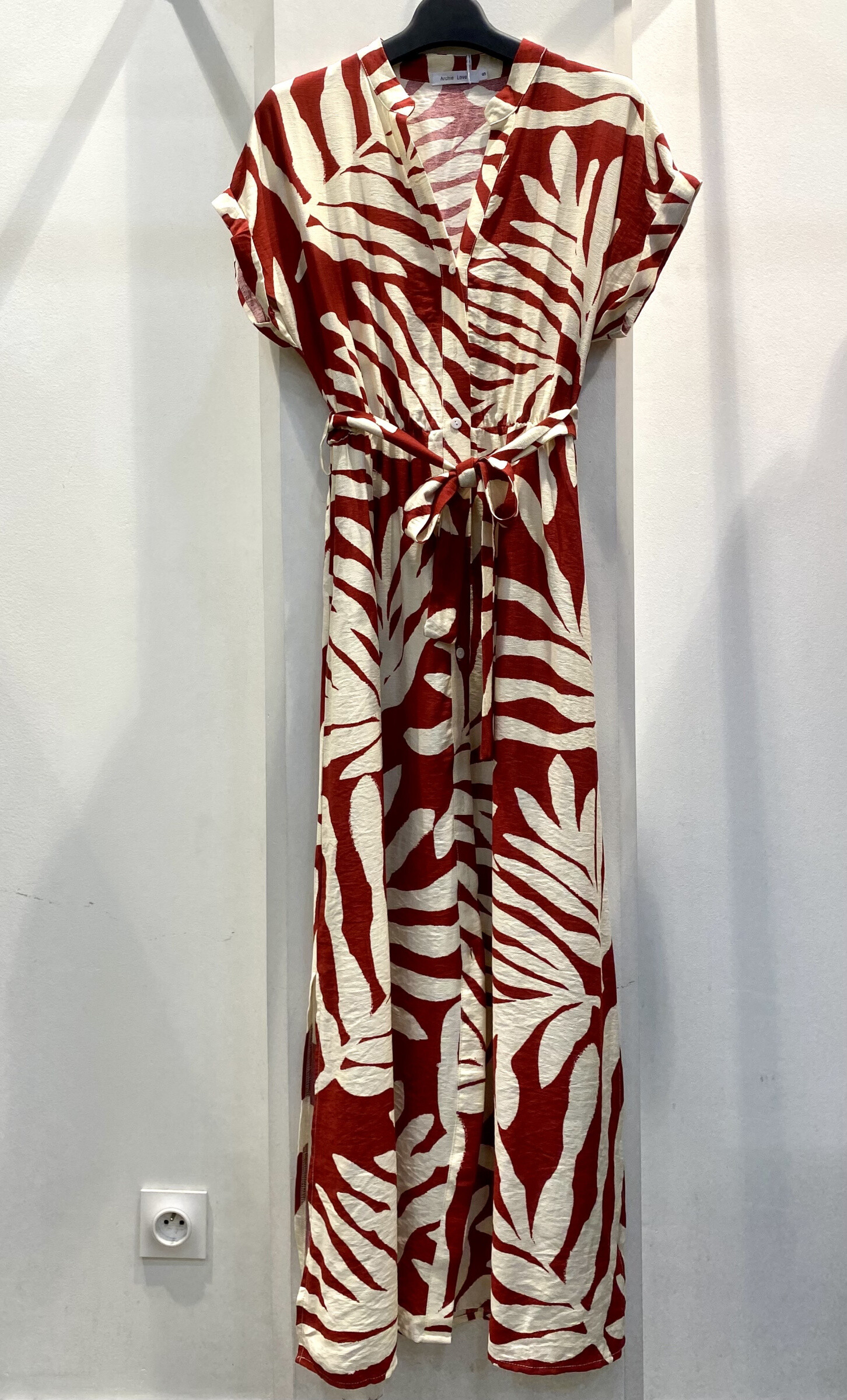 Wholesaler Archie Love - Long shirt dress printed