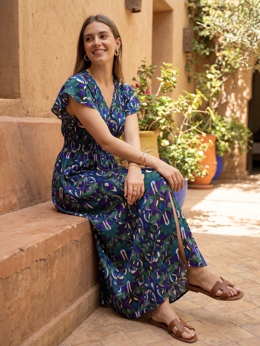 Wholesaler Archie Love - Elegant printed long dress