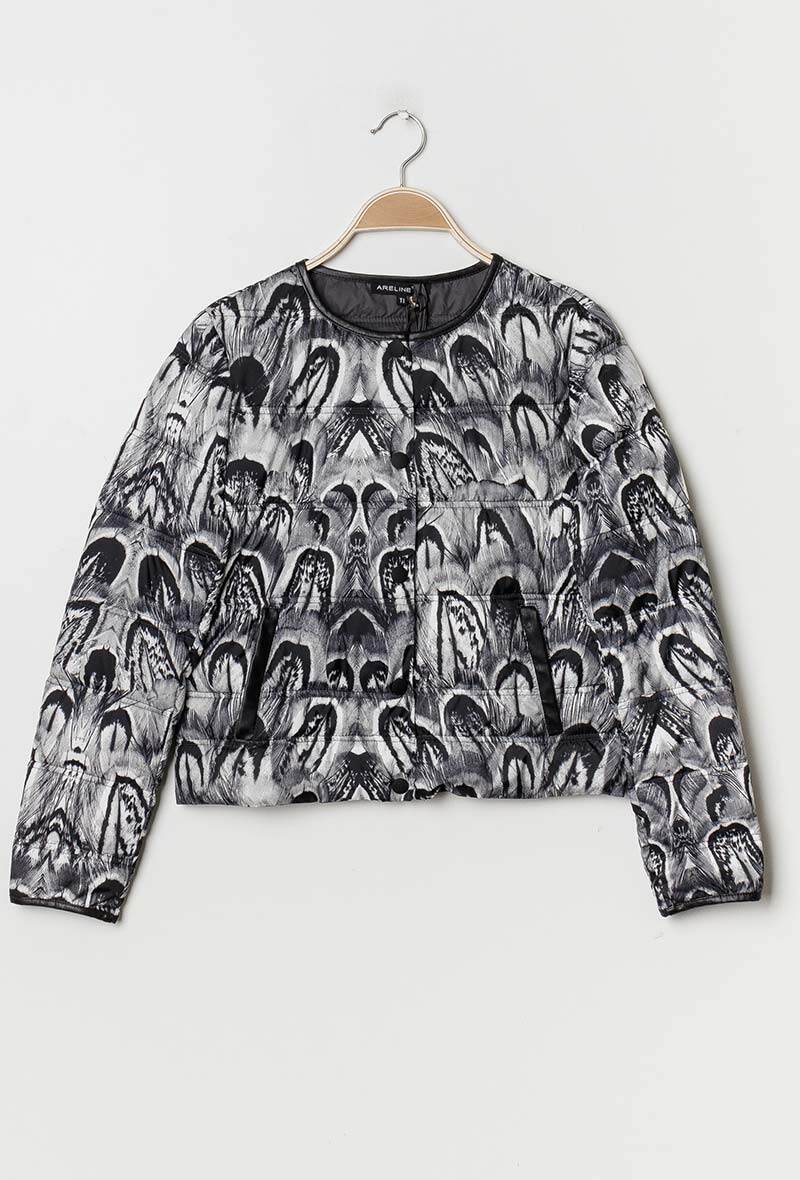 Großhändler ARELINE (Theoline) - Daunenjacke mit Muster