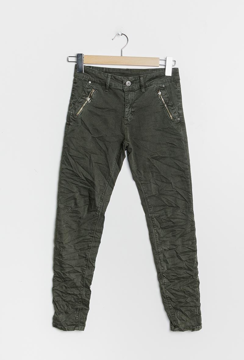 Wholesaler ARELINE (Theoline) - Cotton pants with zips
