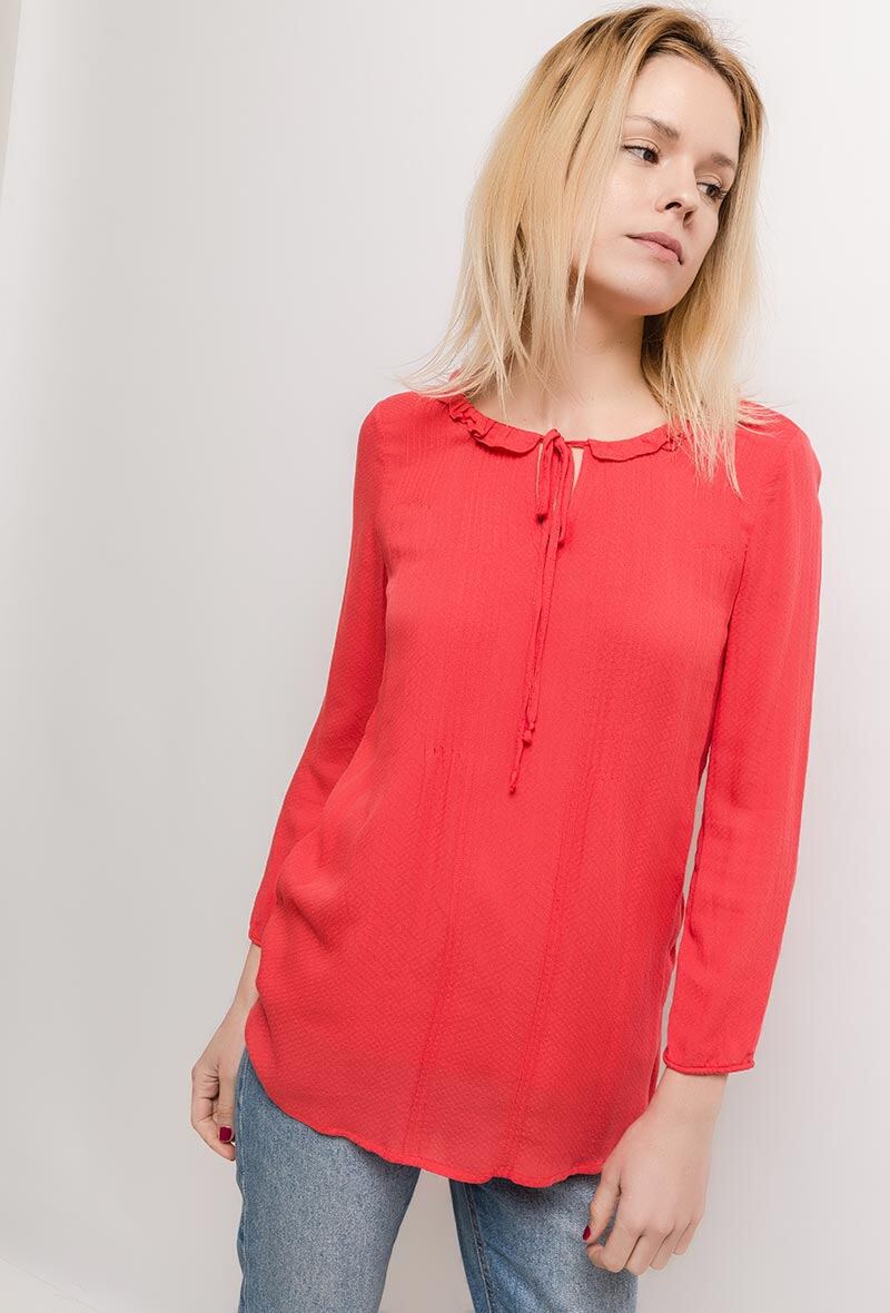 Grossiste ARELINE (Theoline) - Blouse fluide volantée