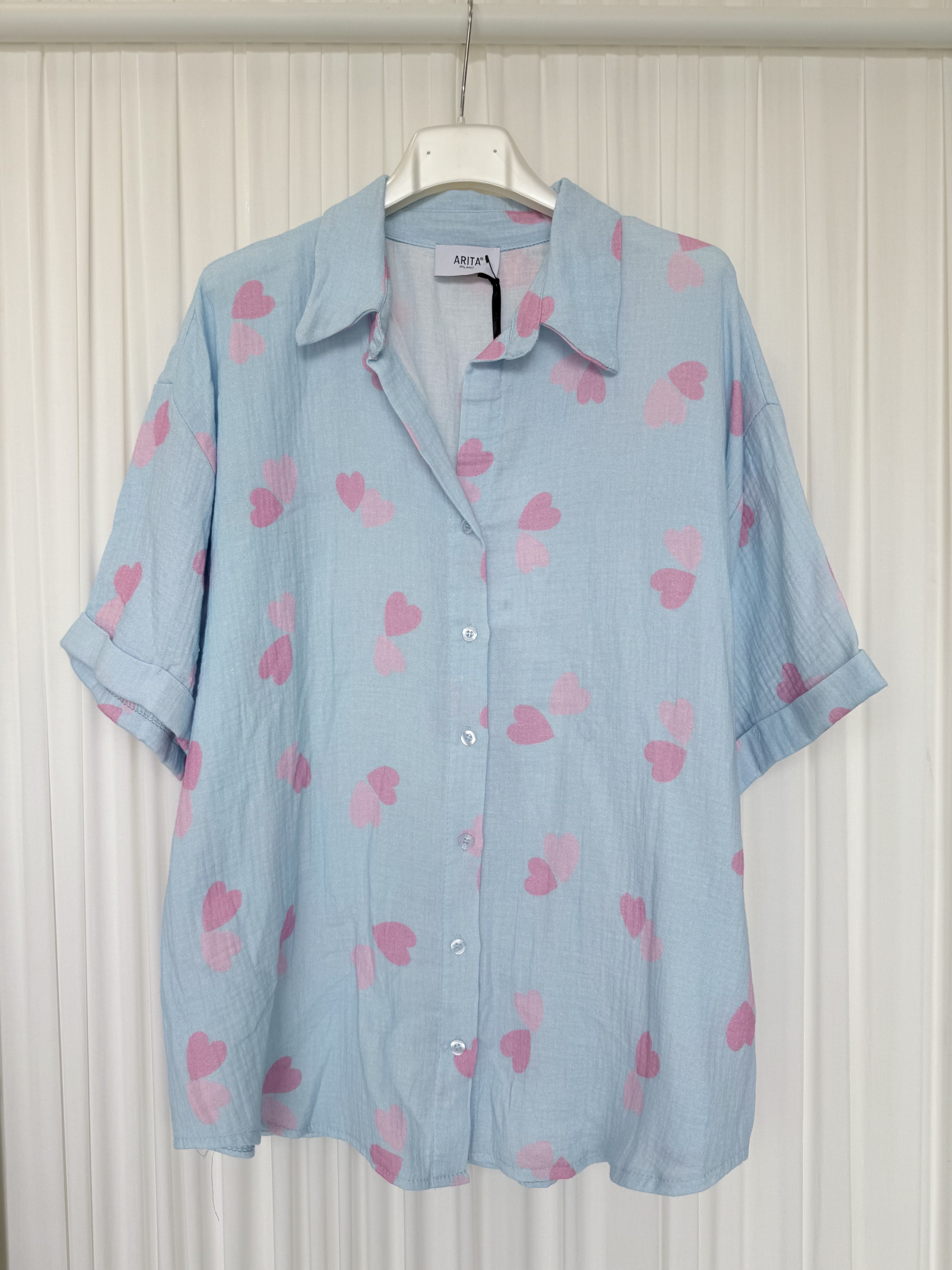 Wholesaler ARITA - Short-sleeve shirt with heart print